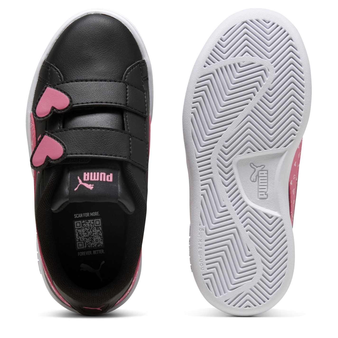 Tenisky Puma Black 1854997 Puma Smash 3.0 Velcro Trainers Childrens - 3