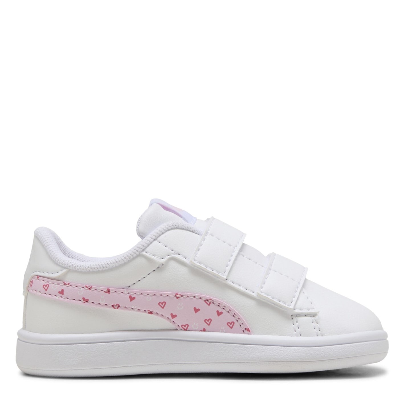 Tenisky Puma White 7679889 Smash 3.0 Glitter Velcro Trainers Infants - 4