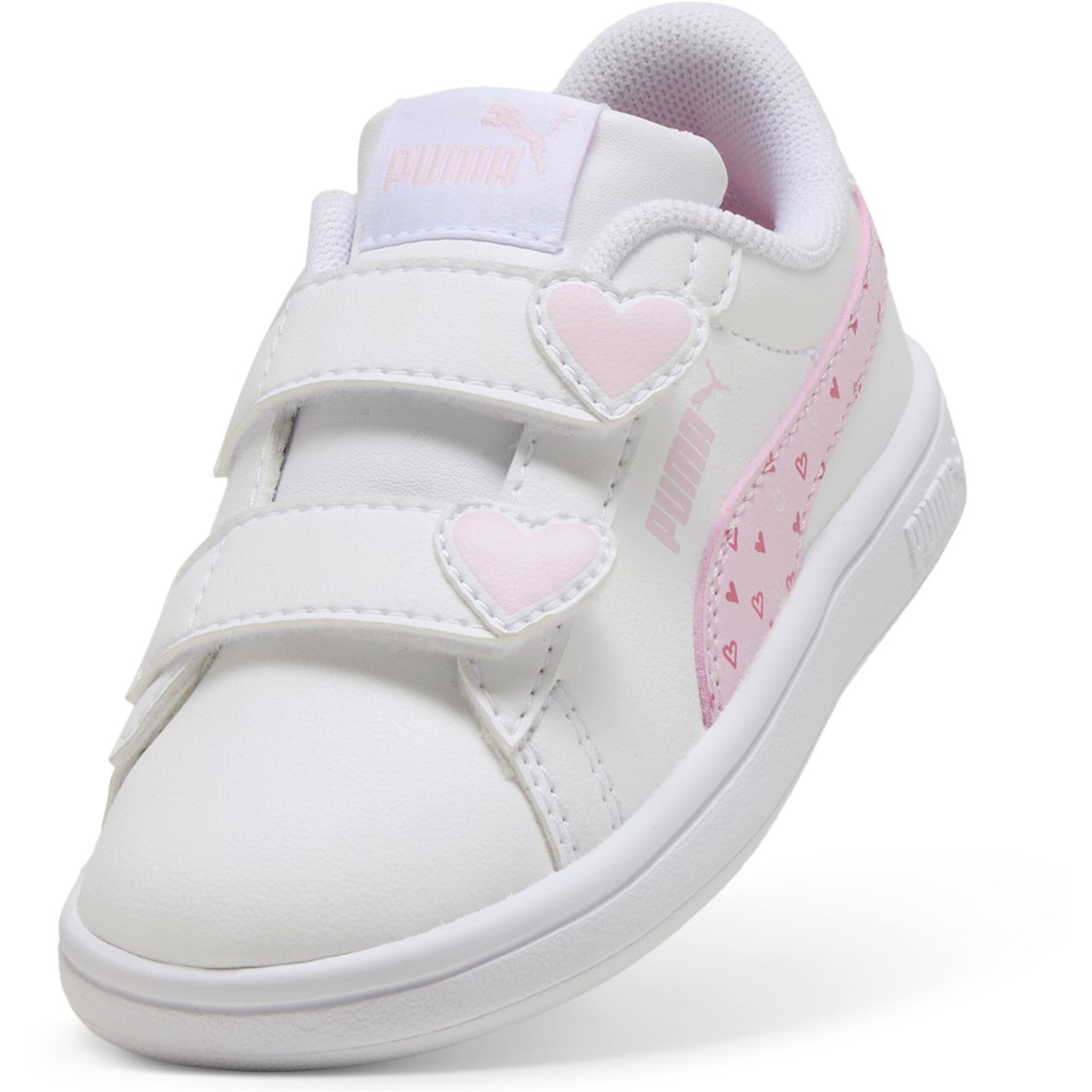 Tenisky Puma White 7679889 Smash 3.0 Glitter Velcro Trainers Infants - 6