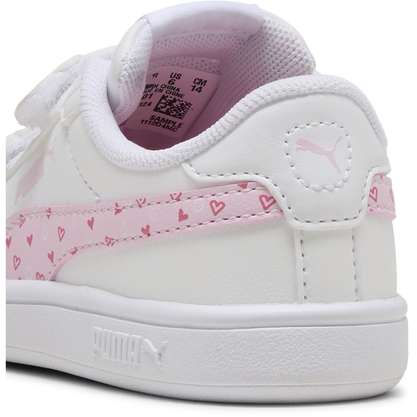 Tenisky Puma Black 7970886 Smash 3.0 Glitter Velcro Trainers Infants - 5
