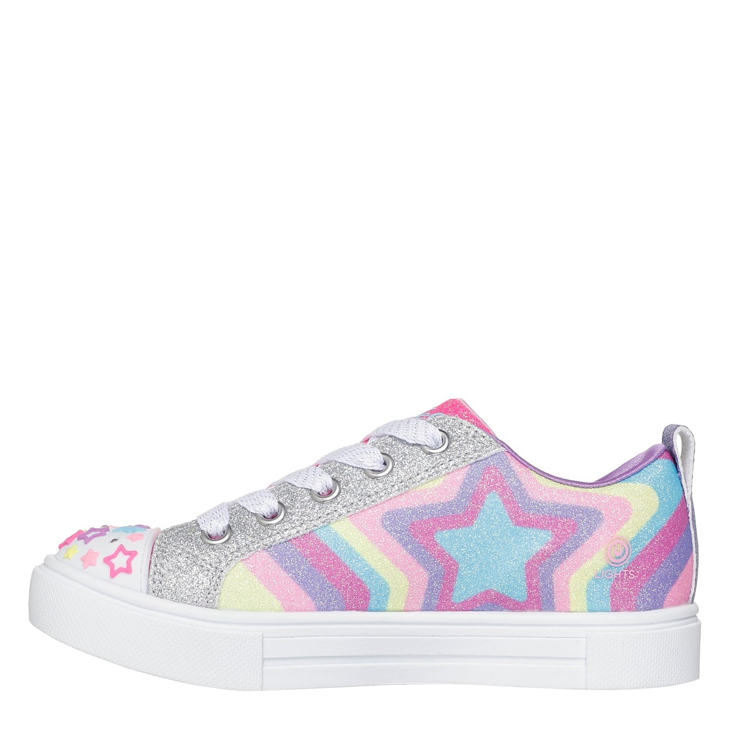 Tenisky Skechers Multi 338220 Kids' Leather Light Up Trainers - 2
