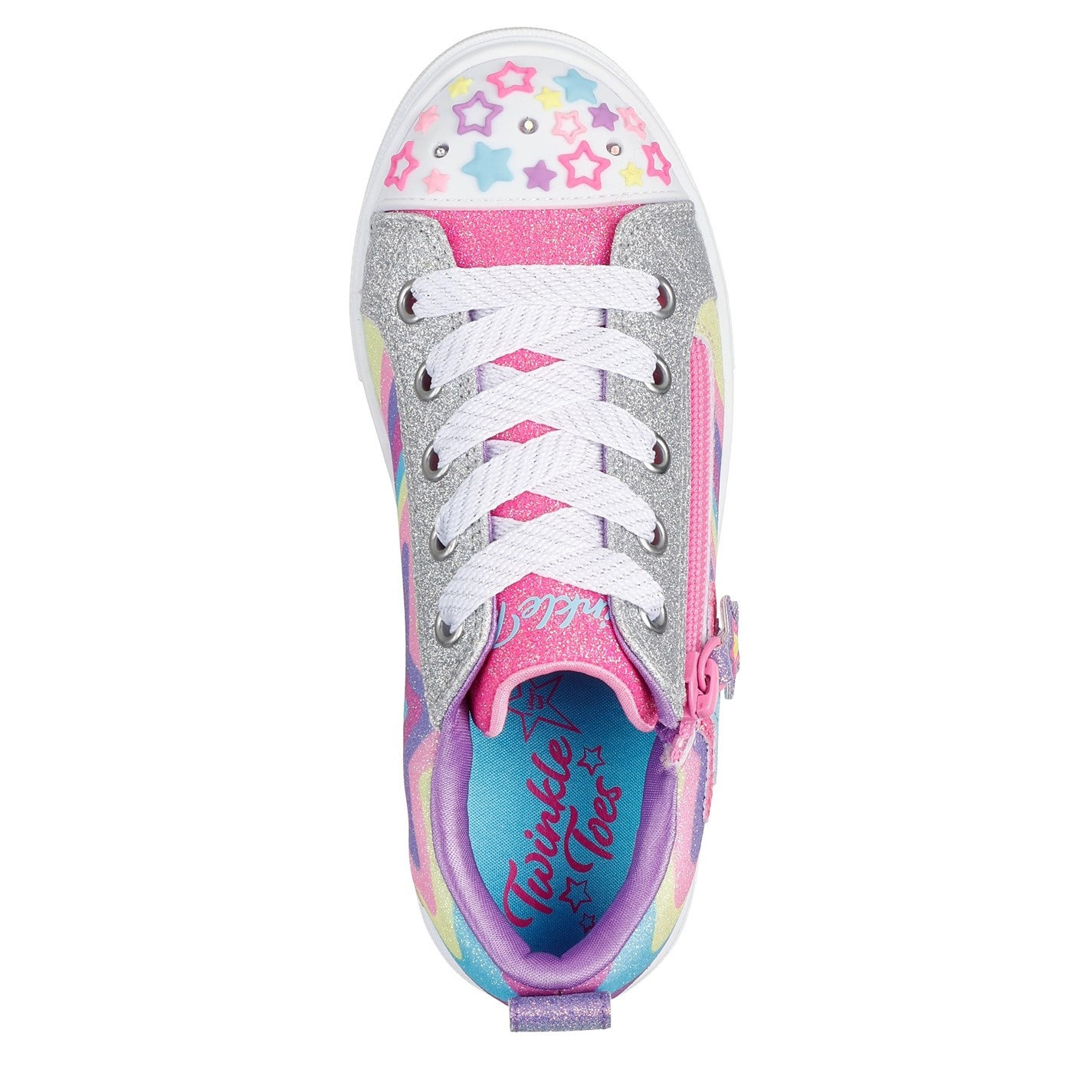 Tenisky Skechers Multi 338220 Kids' Leather Light Up Trainers - 5
