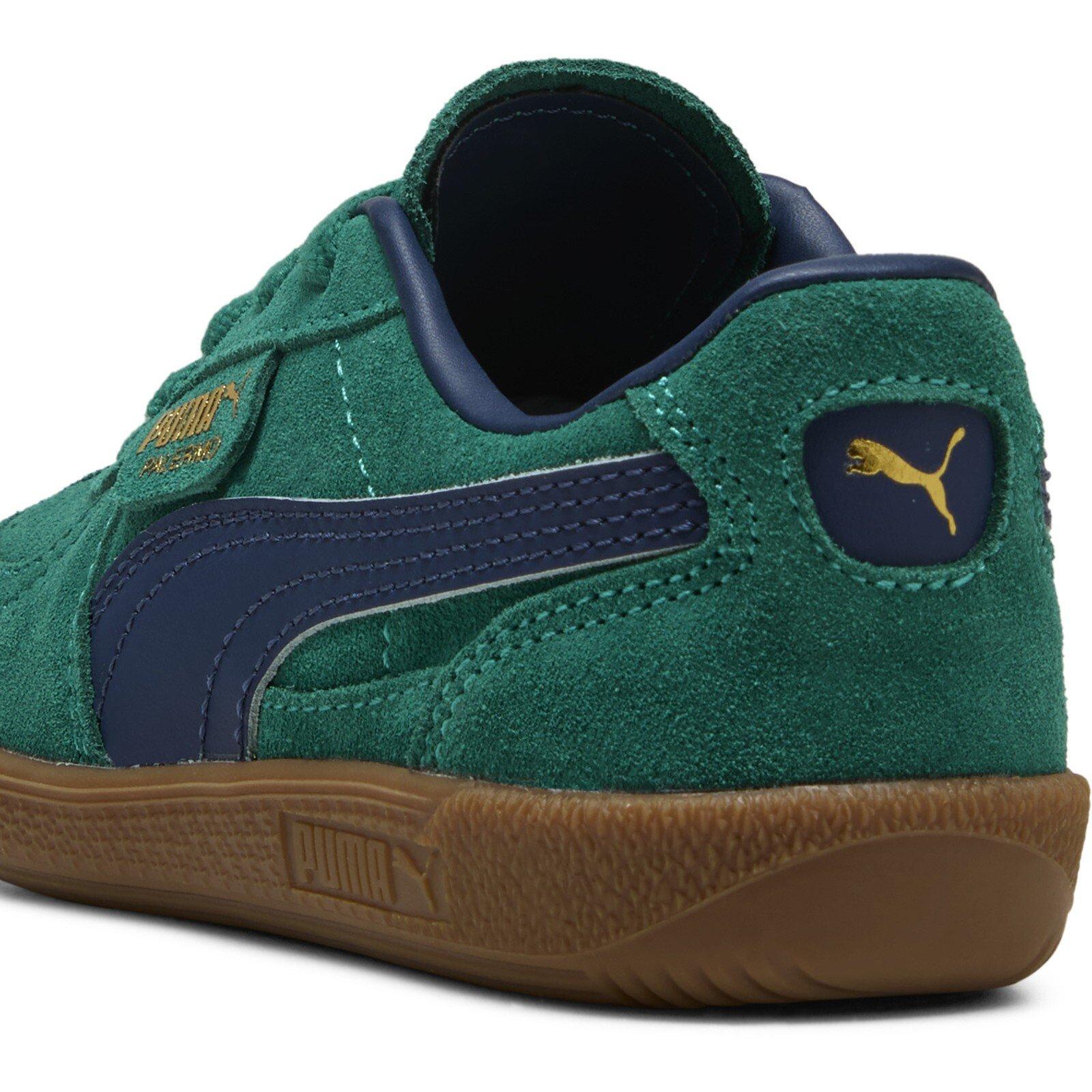 Tenisky Puma WldGrn-PrsnBl 2481186 Unisex Kids' Palermo Classic Low-Top Trainers - 4