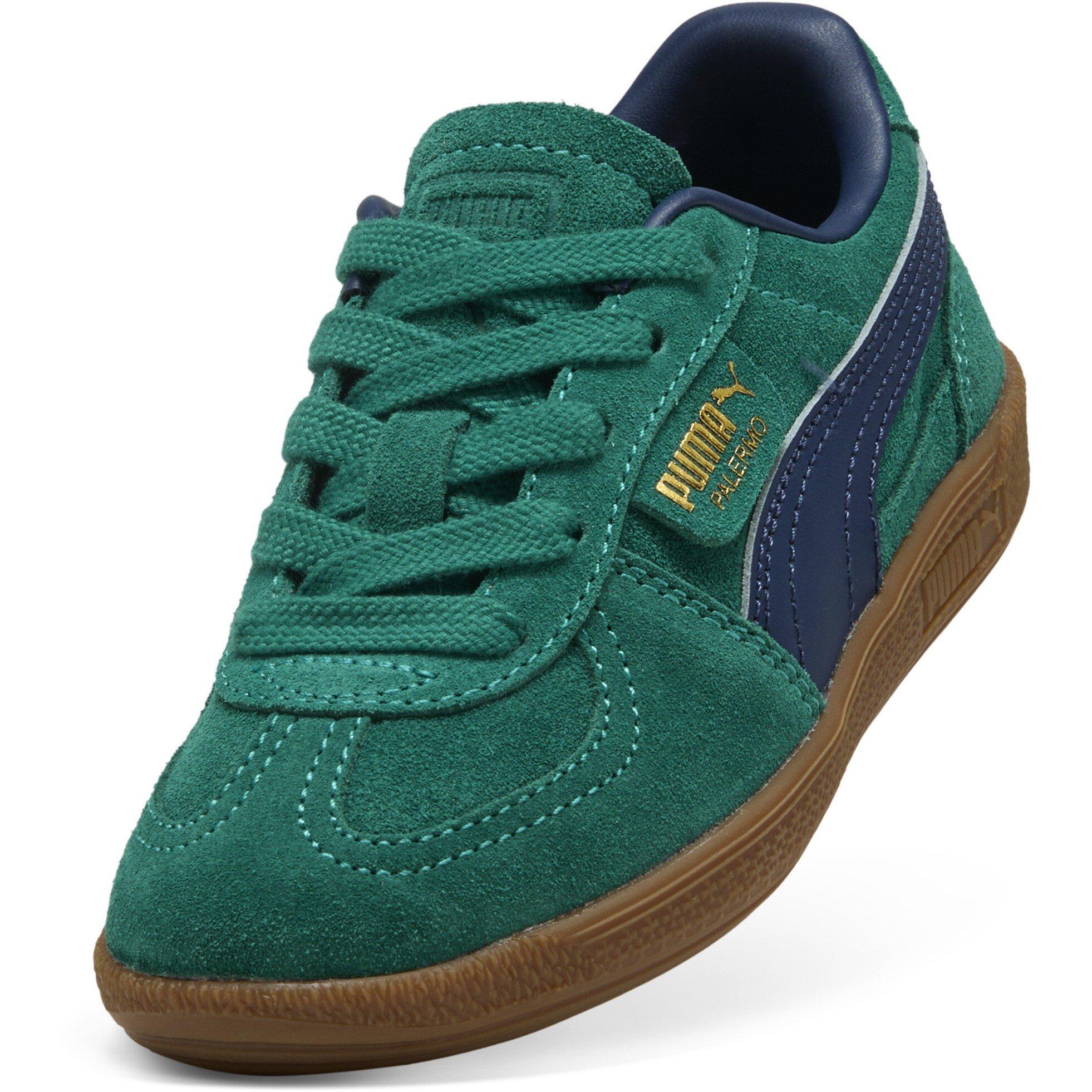 Tenisky Puma WldGrn-PrsnBl 2481186 Unisex Kids' Palermo Classic Low-Top Trainers - 5