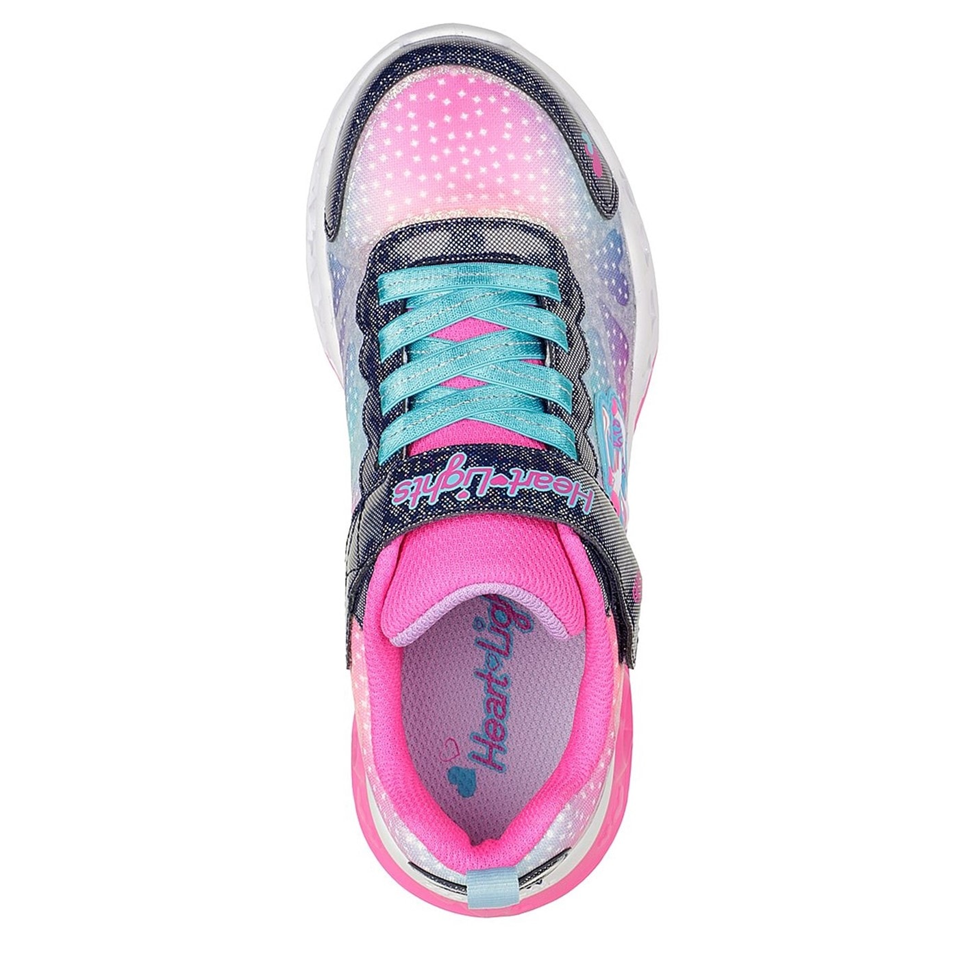 Tenisky Skechers Pink 2594434 Flutter Heart Child Girl Trainers - 4