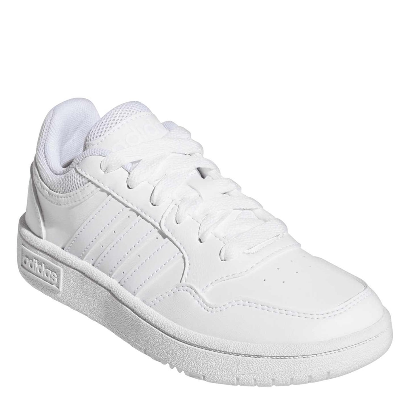 Tenisky adidas Ftwr White 223348 adidas Hoops 3.0 K Basketball Trainers Unisex Kids - 3