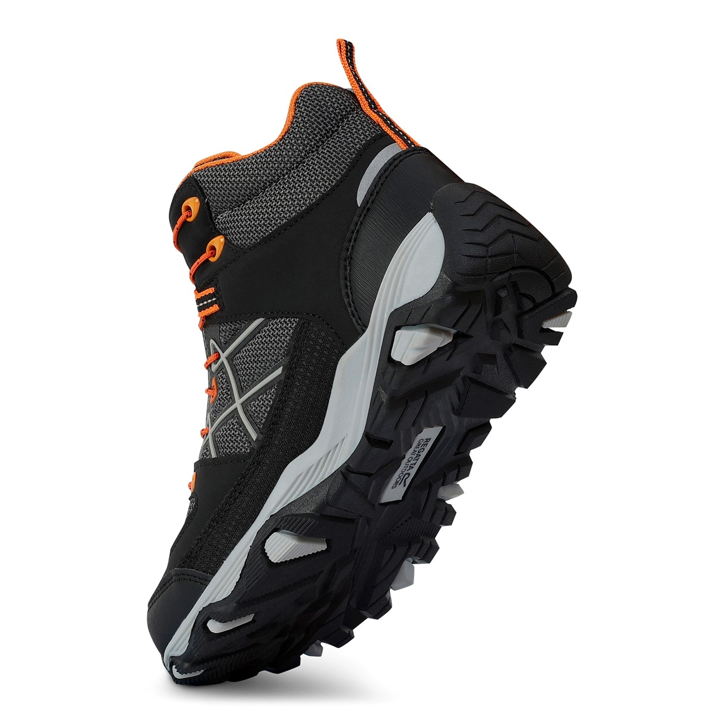 Regatta Black 458772 Unisex Kids' SamarisIIIBo Waterproof Hiking Boots - 4