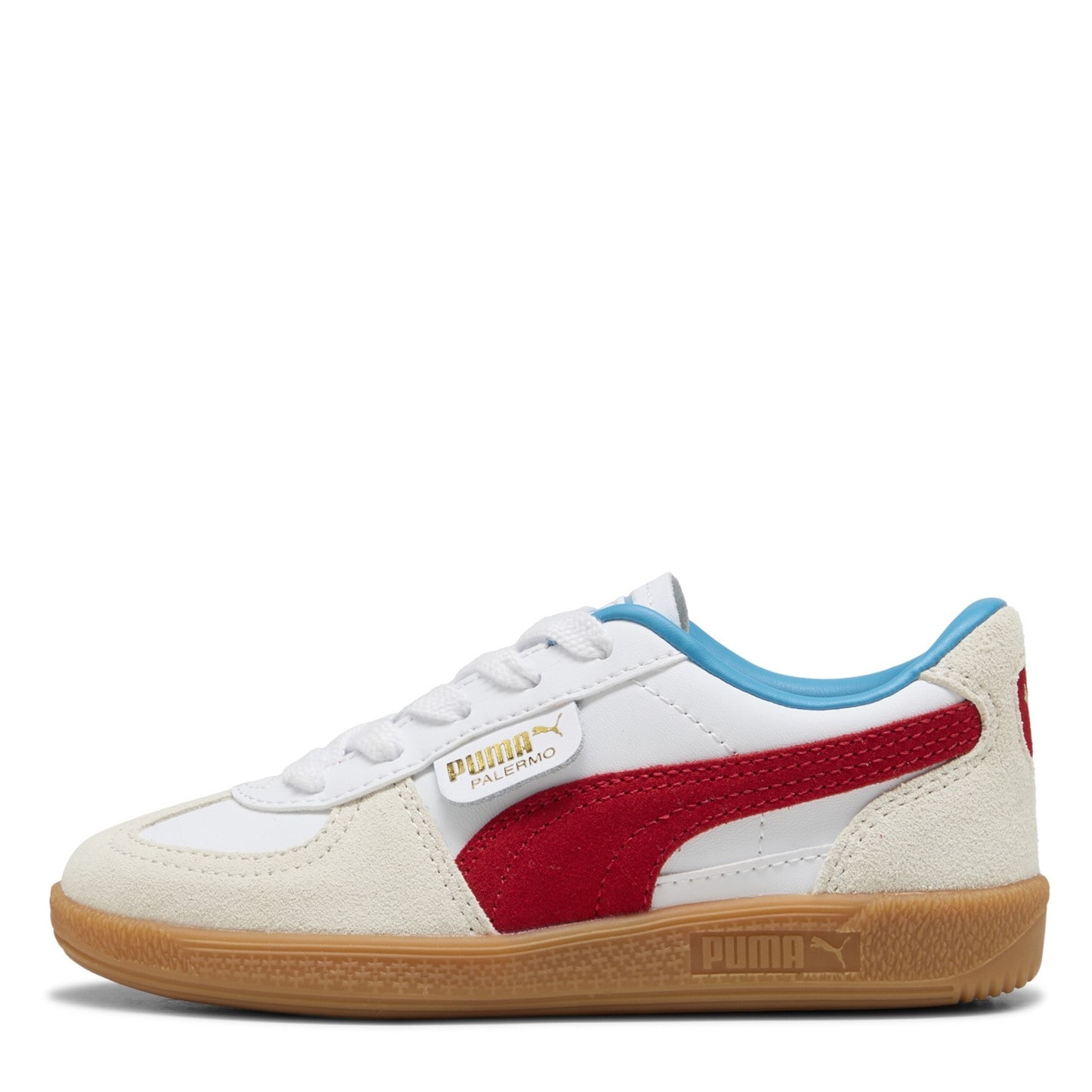 Tenisky Puma White 6637980 Kids' Palermo Low-Top Trainers - 2