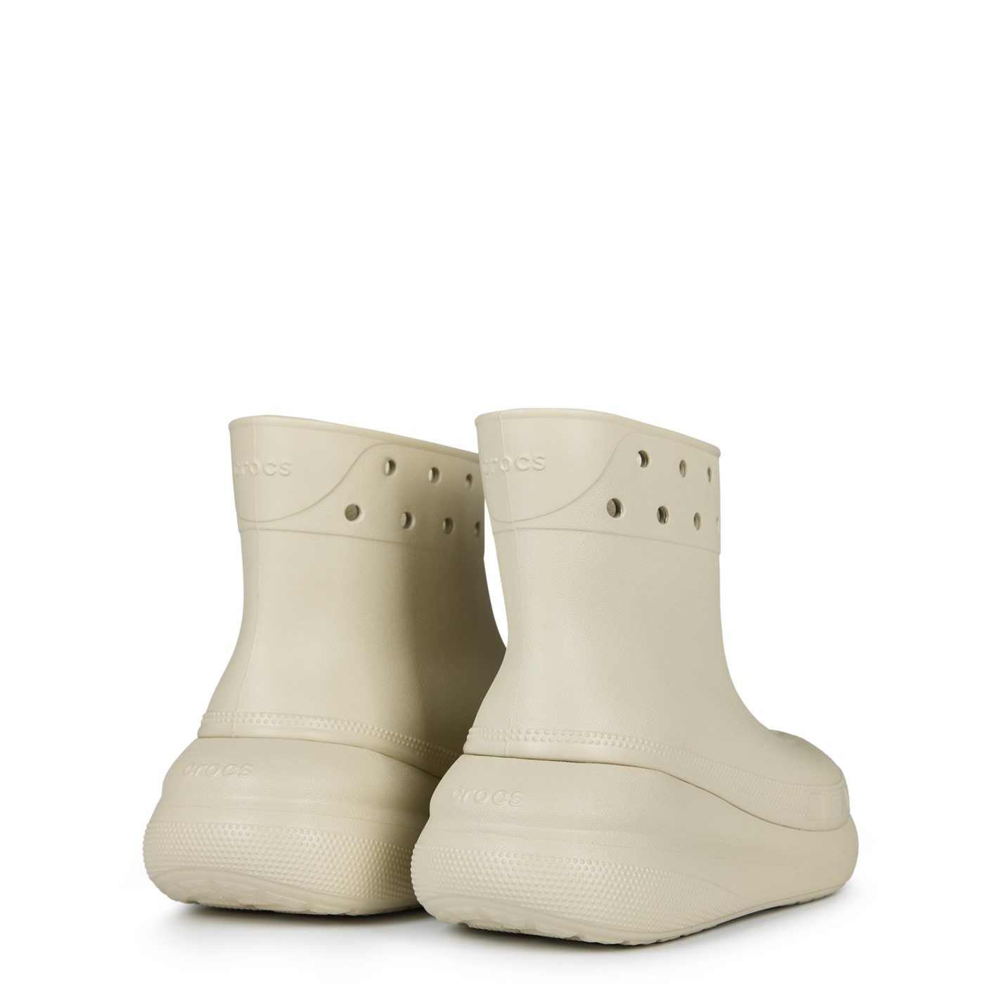 Topánky Crocs Bone 6856762 Unisex Kids' Crush Snow Boots - 5