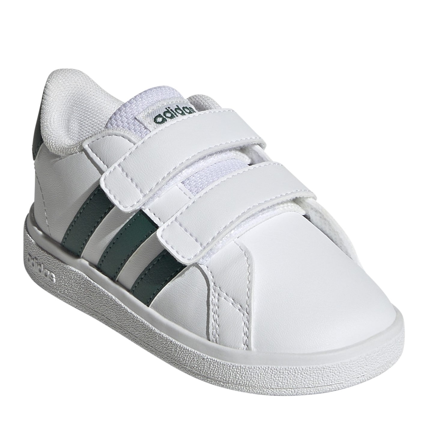Boty adidas White 883576 Unisex Kids' Grand Court Trainers - 3