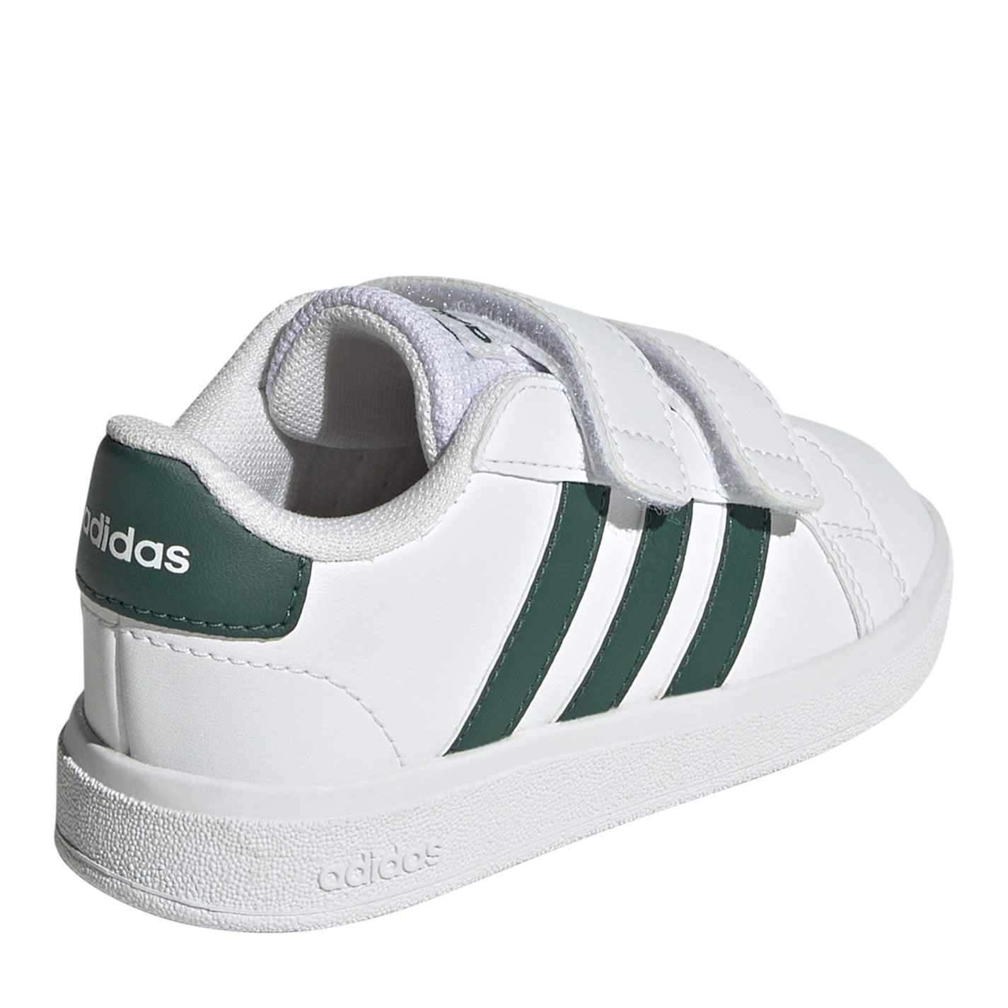 Boty adidas White 883576 Unisex Kids' Grand Court Trainers - 4