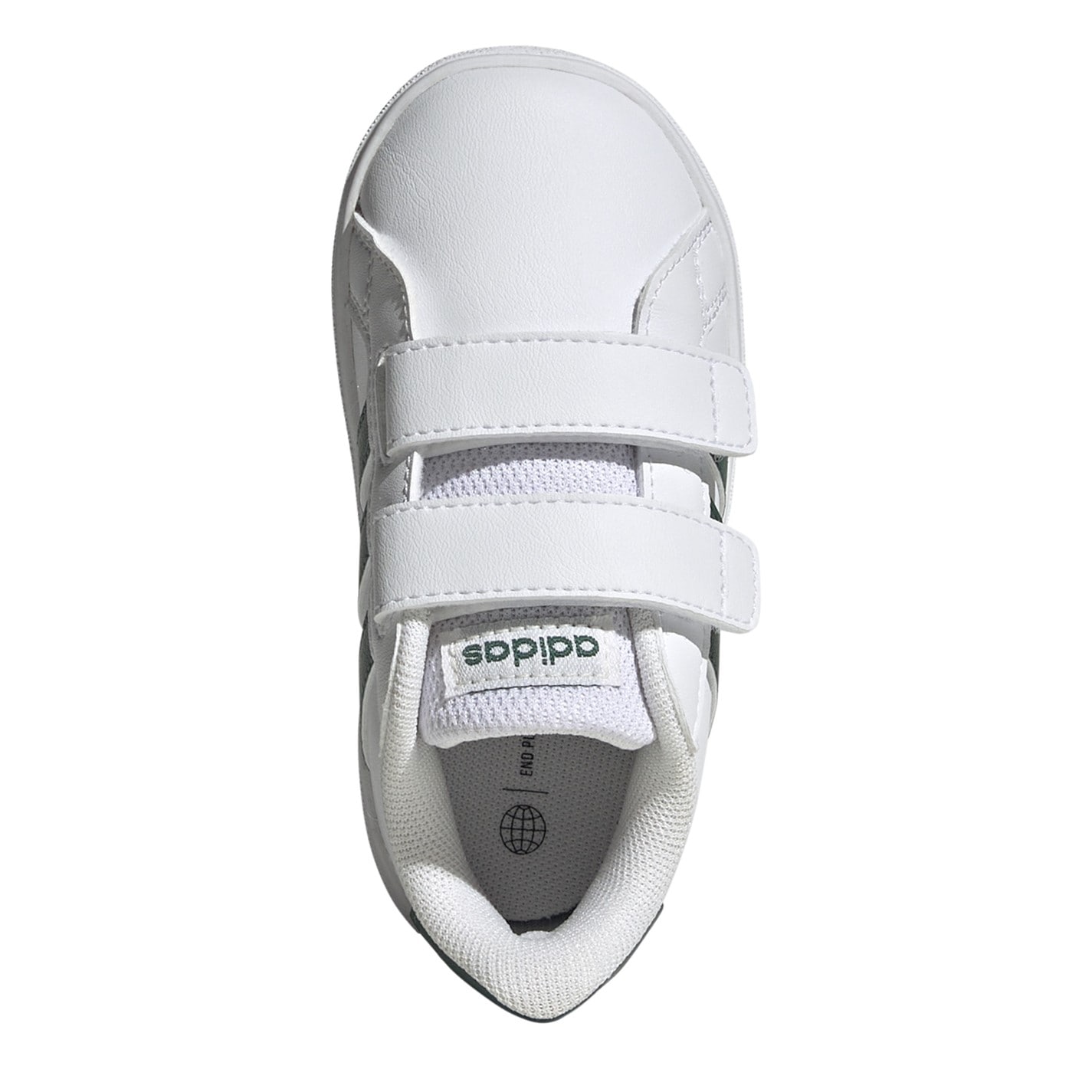 Boty adidas White 883576 Unisex Kids' Grand Court Trainers - 5