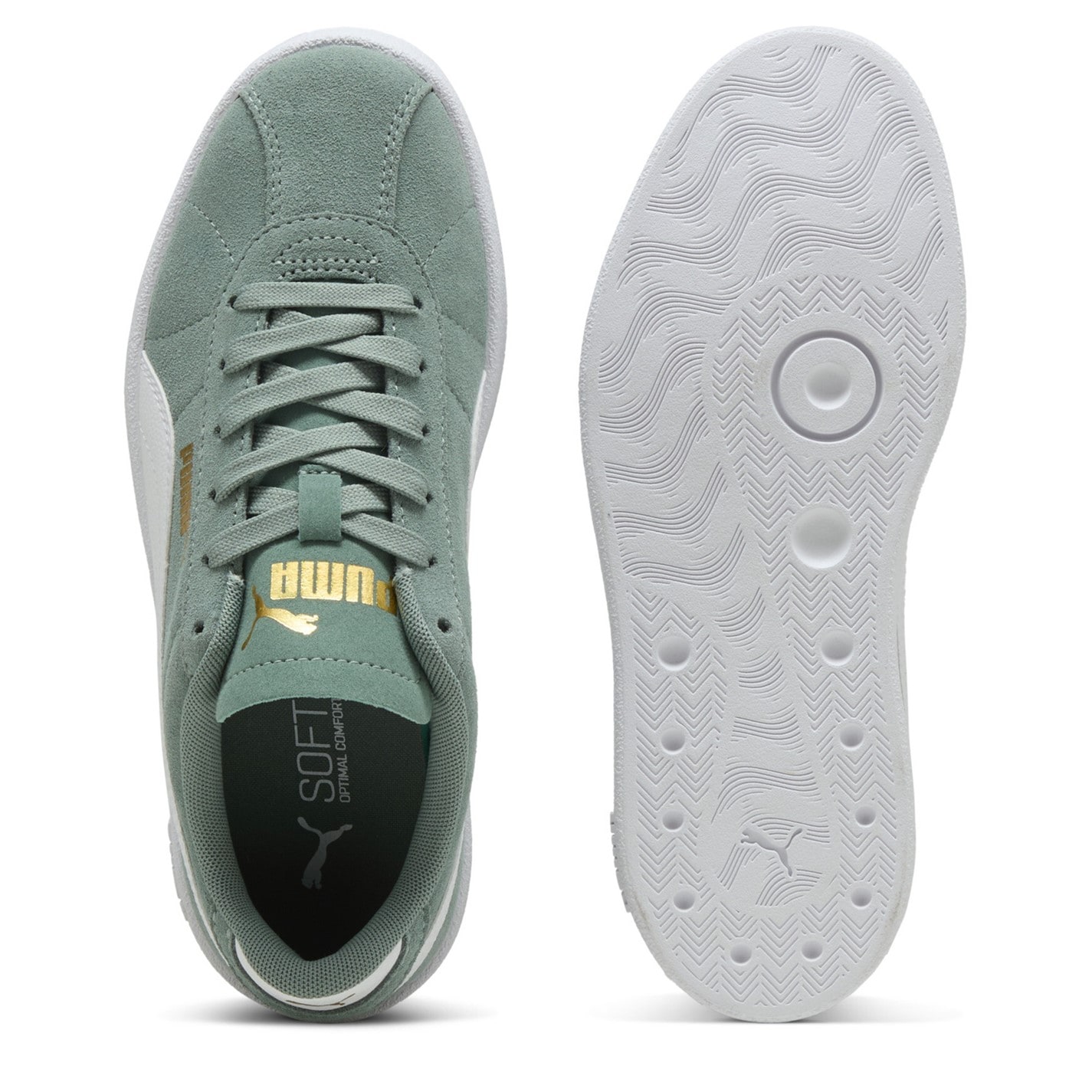 Tenisky Puma Grn Moon-Wht 9257916 Club Ii Jr Low-Top Trainers Unisex Kids - 3