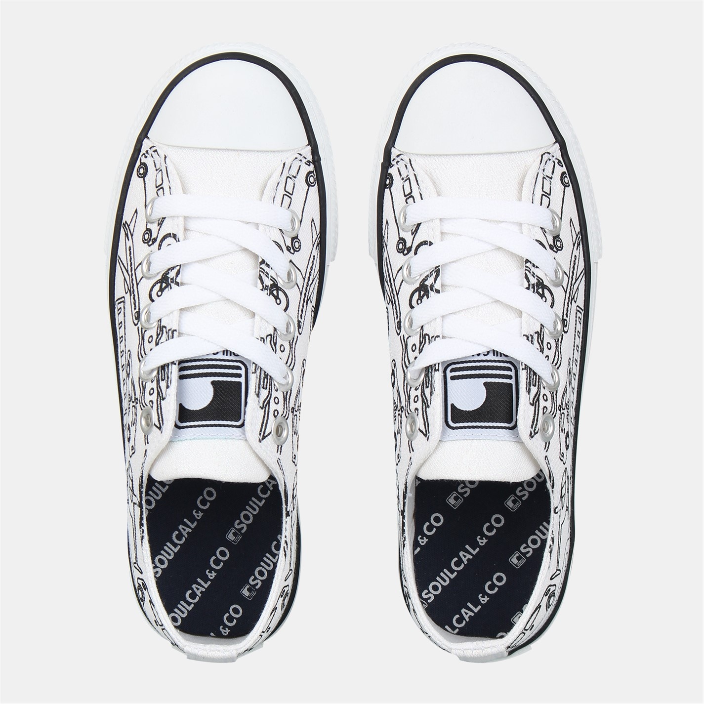 Tenisky SoulCal Cars 9401010 SoulCal Canvas Low Childrens - 4