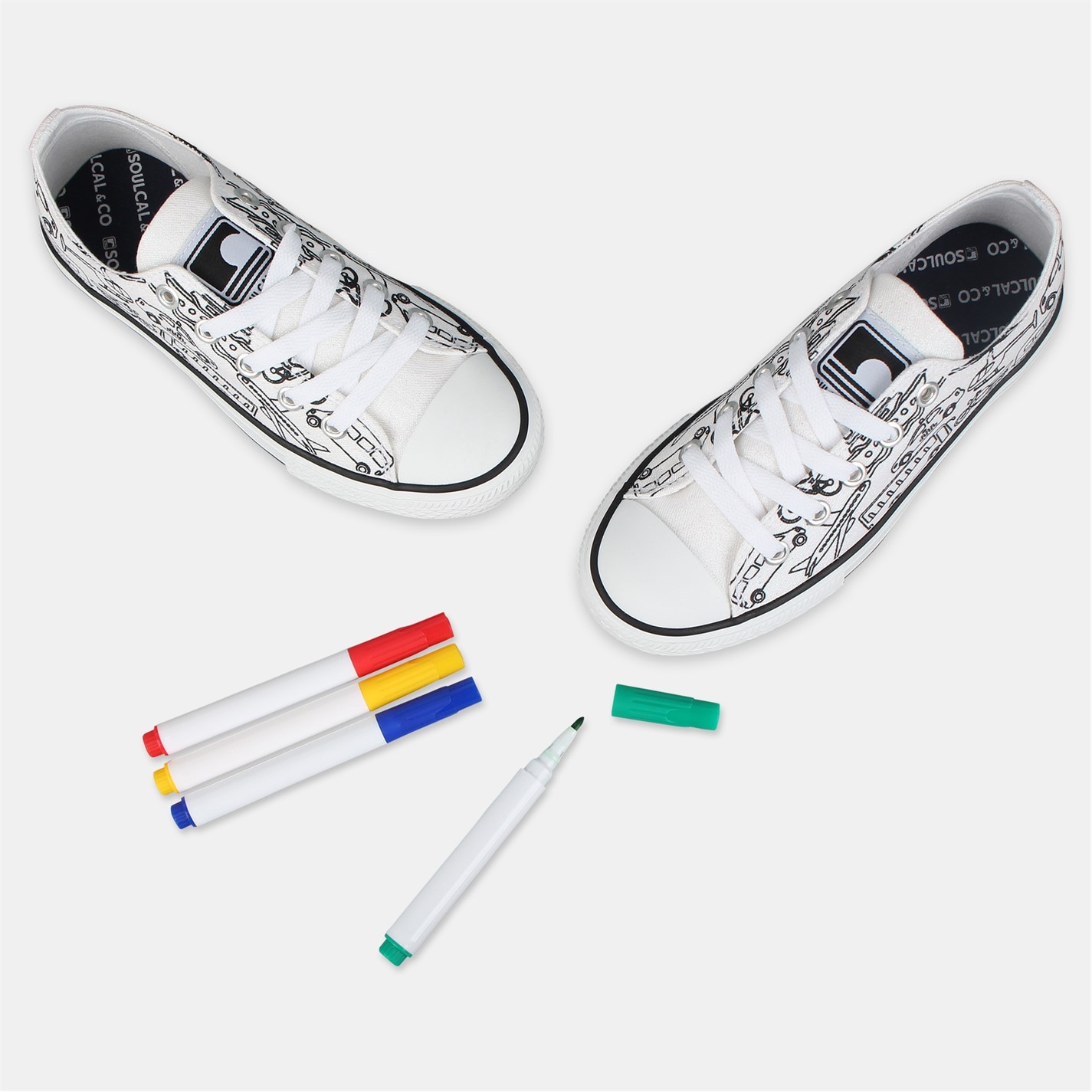 Tenisky SoulCal Cars 9401010 SoulCal Canvas Low Childrens - 5