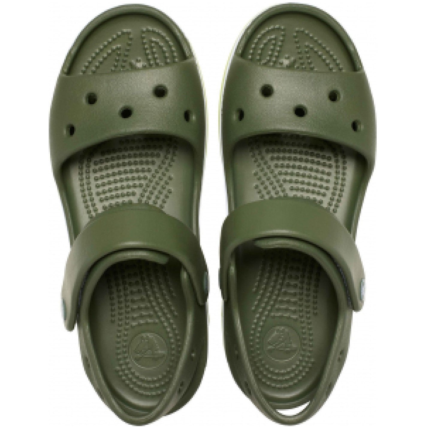 Topánky Crocs Army Green 4094602 Unisex Kids Bayaband Clogs - 4