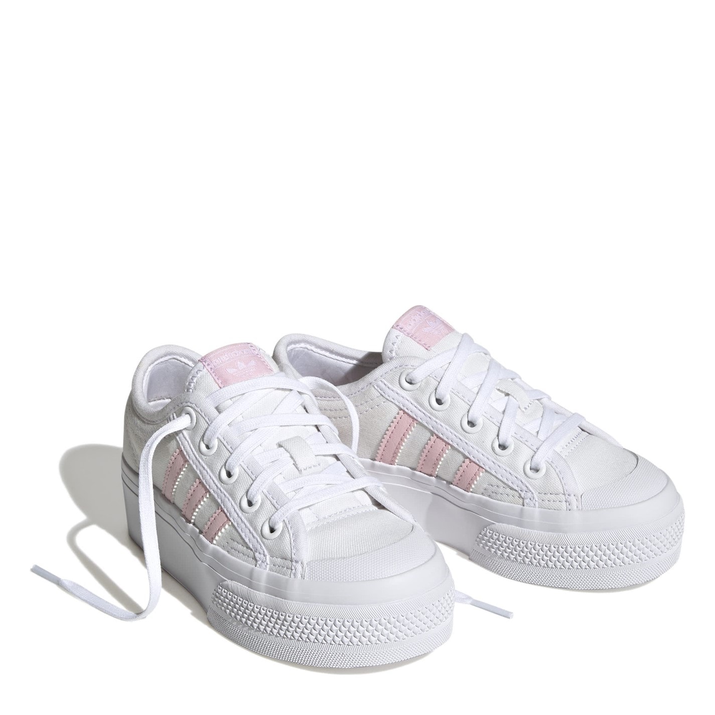 Tenisky adidas White 9873072 Nizza Platform Shoes Childrens - 3