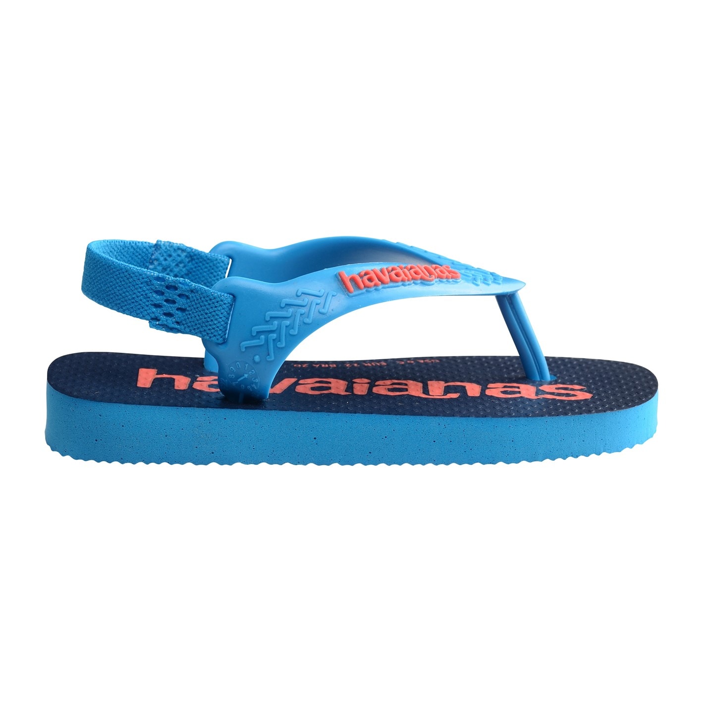 Havaianas Multi 8843568 Unisex Kids Baby Logomania Salmon Flip Flops - 1