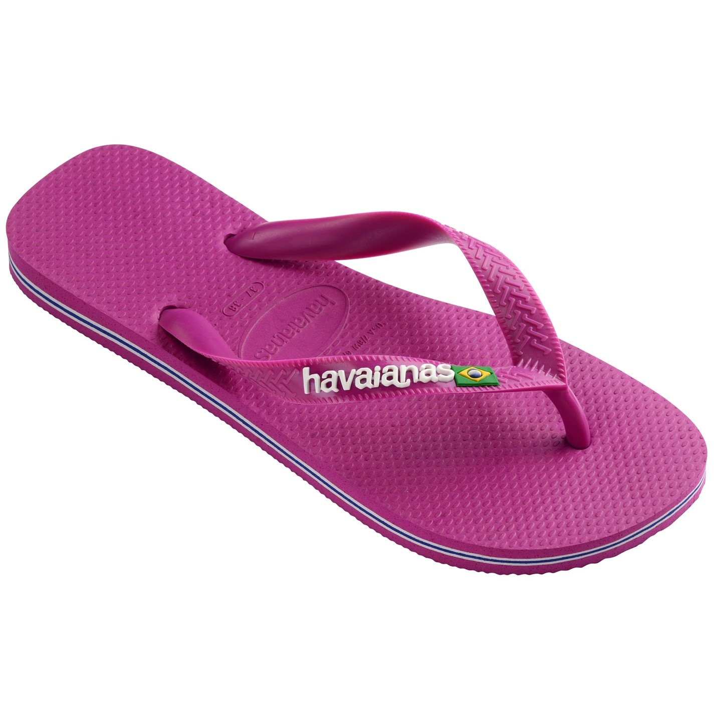 Havaianas Rose Gum 8985704 Kids' Brasil Logo Rose Gum Flip Flops - 2