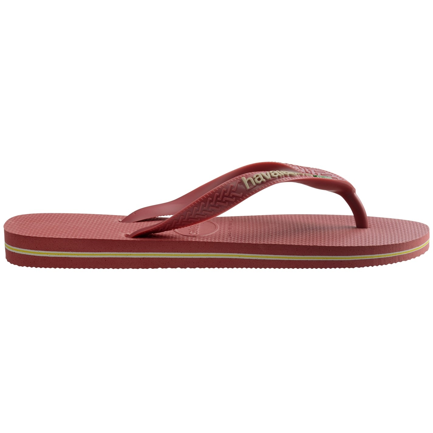 Havaianas Pau 6111372 Kids' Brasil Logo Rose Gum Flip Flops - 2
