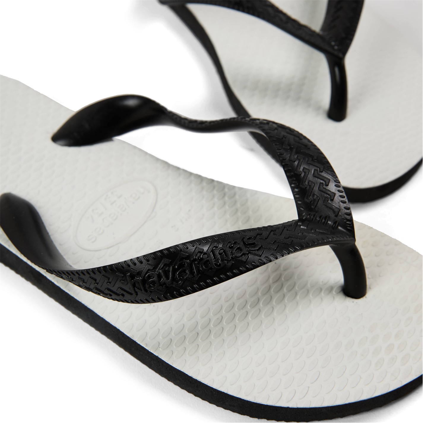 Havaianas Black 1667200 Hav. Tradicional Black 33/34 Flip Flops Unisex Kids - 3