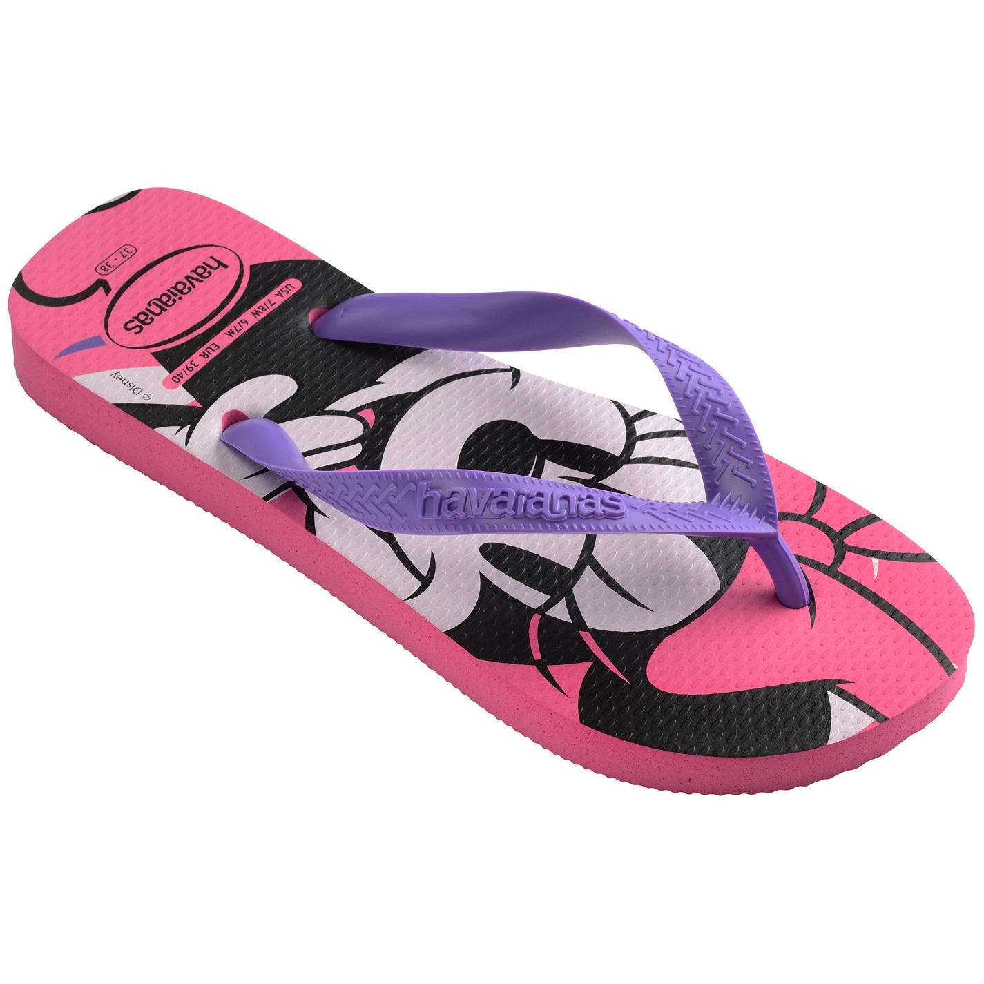Havaianas Pink 2517680 Kids' Disney Flip Flops - 1