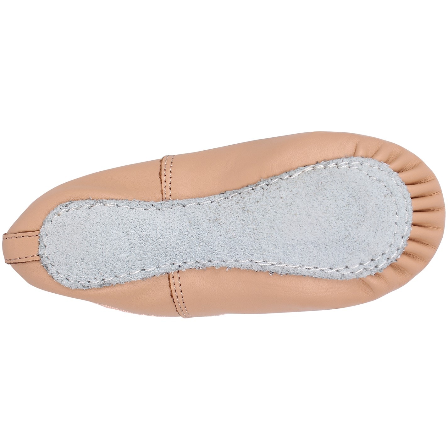 Slazenger Nude 7203941 Full Sole Leather Ballet Shoe Infant - 2