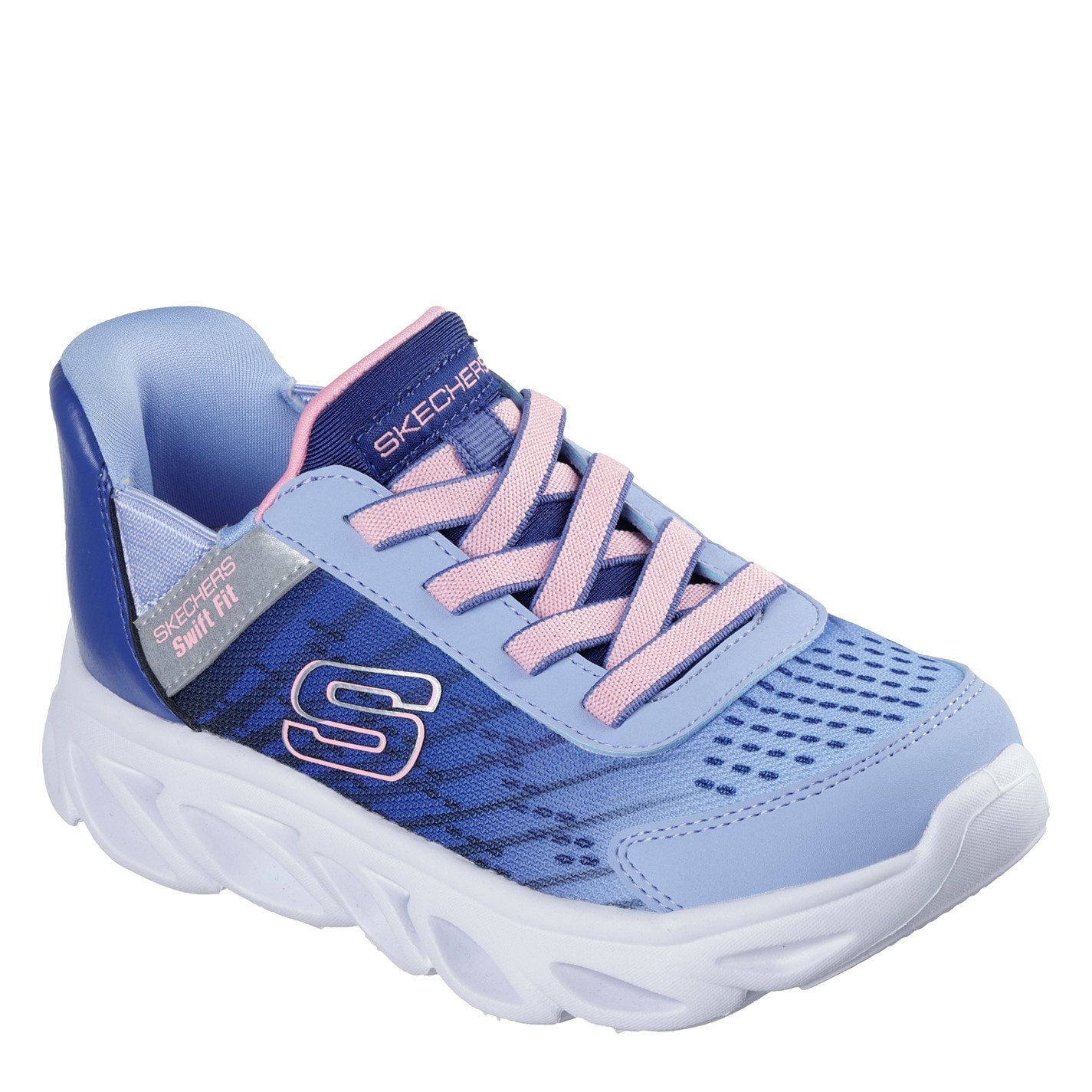 Tenisky Skechers Navy 5395390 Unisex Kids Flex Glide Slip On Runners - 1