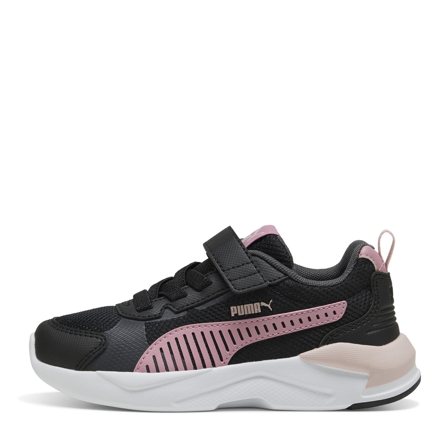 Tenisky Puma BlkPsdPnkDGry 1794725 Unisex Kids' X-Ray 3 Lt Ac+ Low-Top Trainers - 2