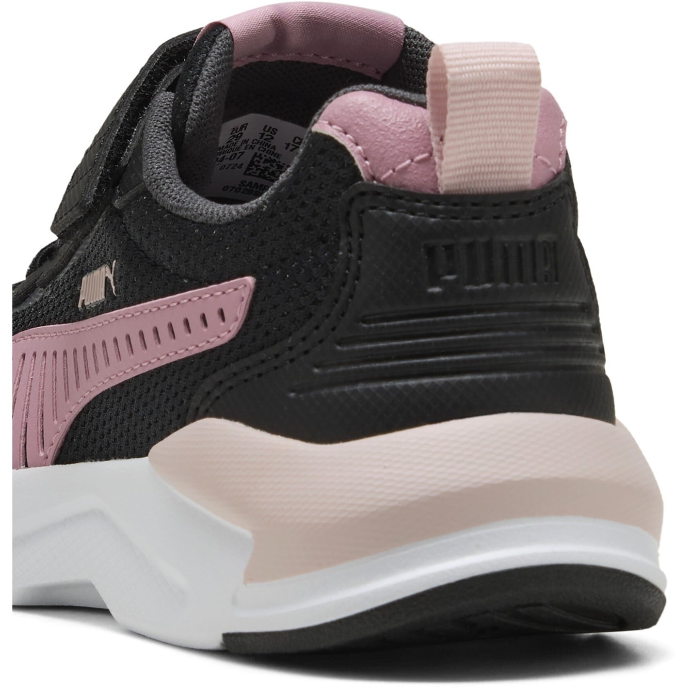 Tenisky Puma BlkPsdPnkDGry 1794725 Unisex Kids' X-Ray 3 Lt Ac+ Low-Top Trainers - 5