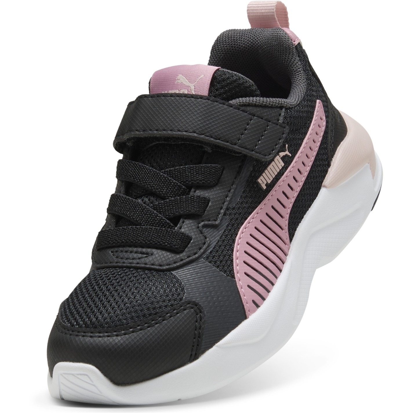 Tenisky Puma BlkPsdPnkDGry 1794725 Unisex Kids' X-Ray 3 Lt Ac+ Low-Top Trainers - 6