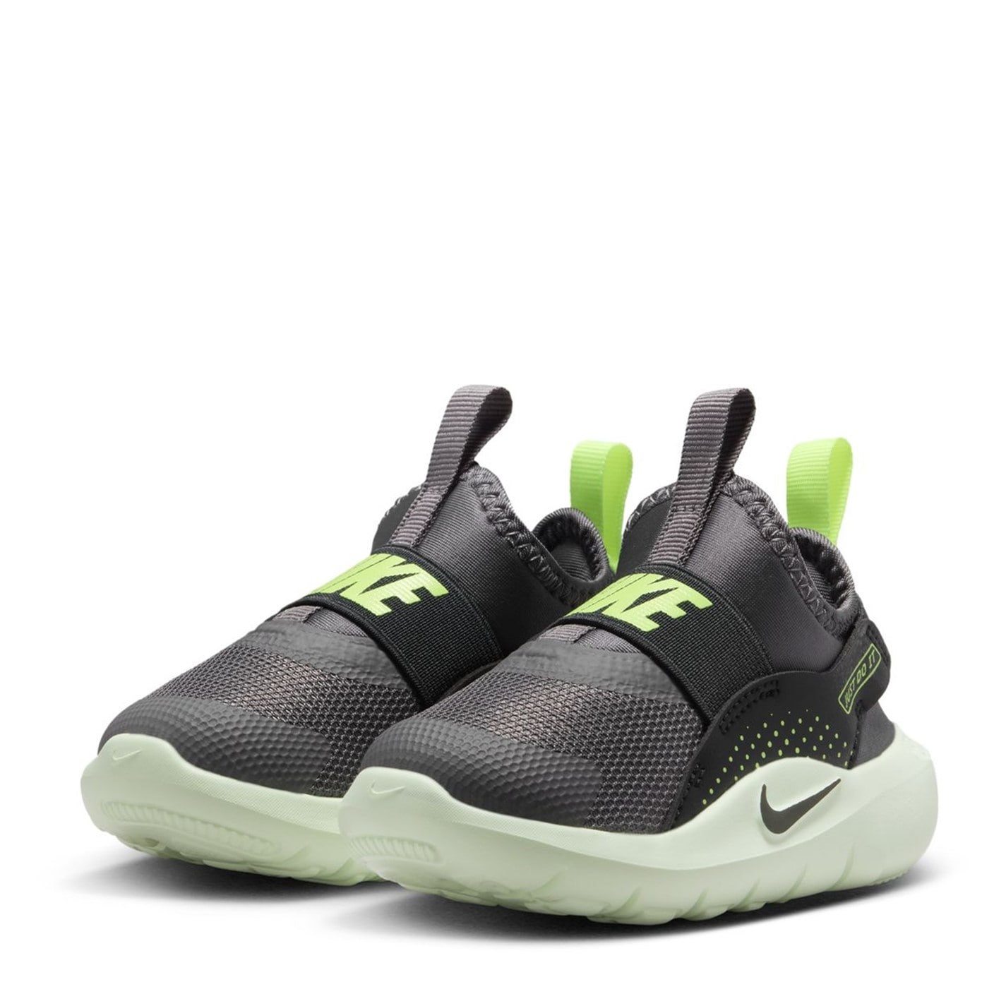 Tenisky Nike Grey 714957 Flex Runner 4 Slip On Sneakers Infants - 3