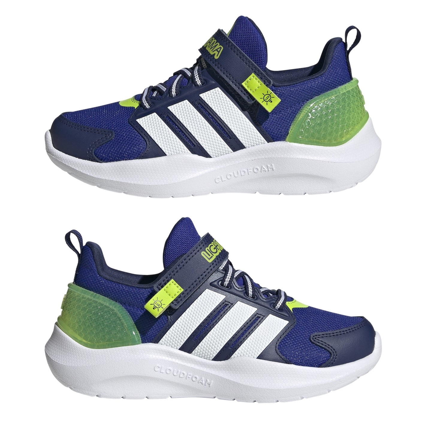Tenisky adidas Lucid Blue 8495515 adidas Lightorama Light Up Shoes Childrens - 9