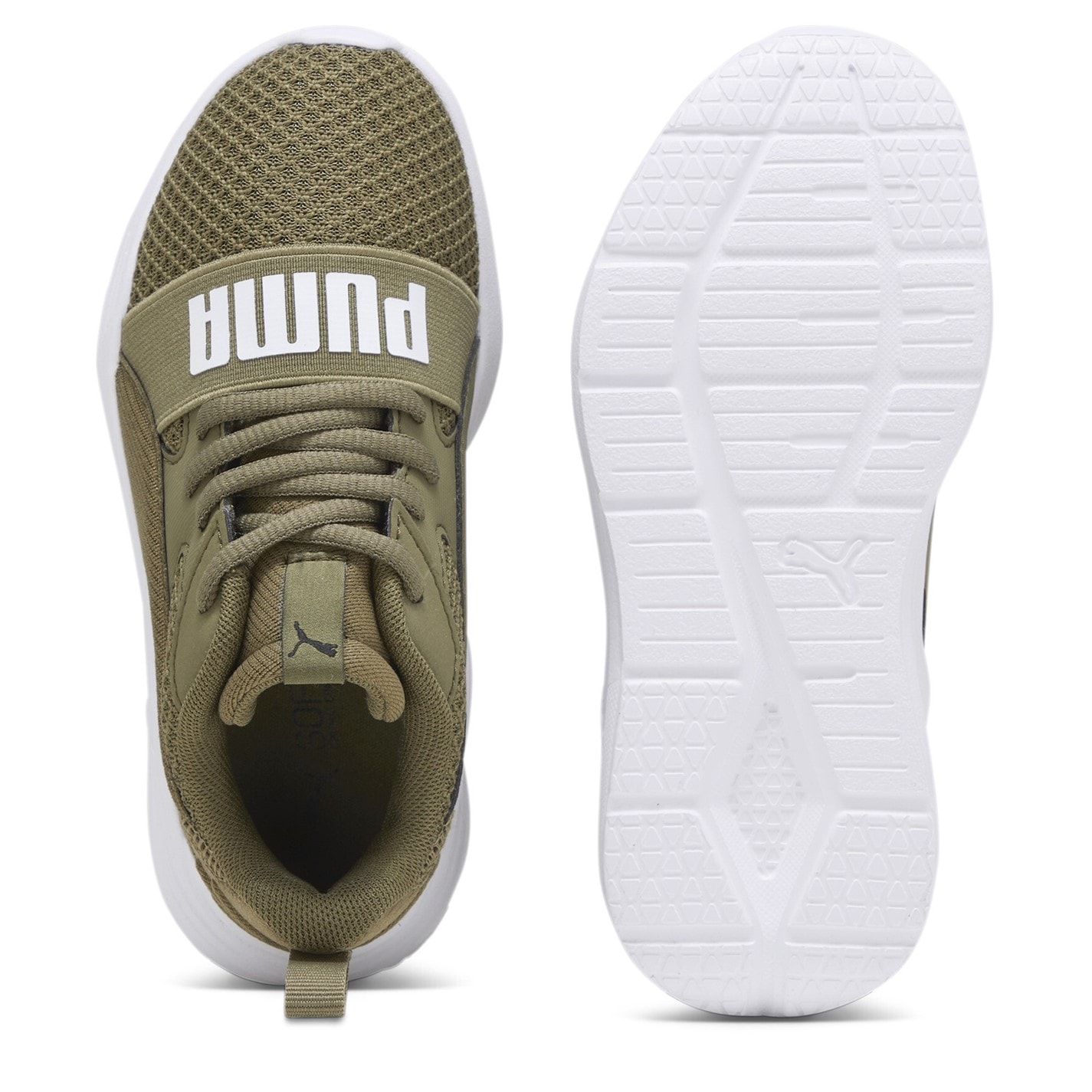 Tenisky Puma Burnt Olive 2939641 Kids' Wired Run Pure Runner - 3