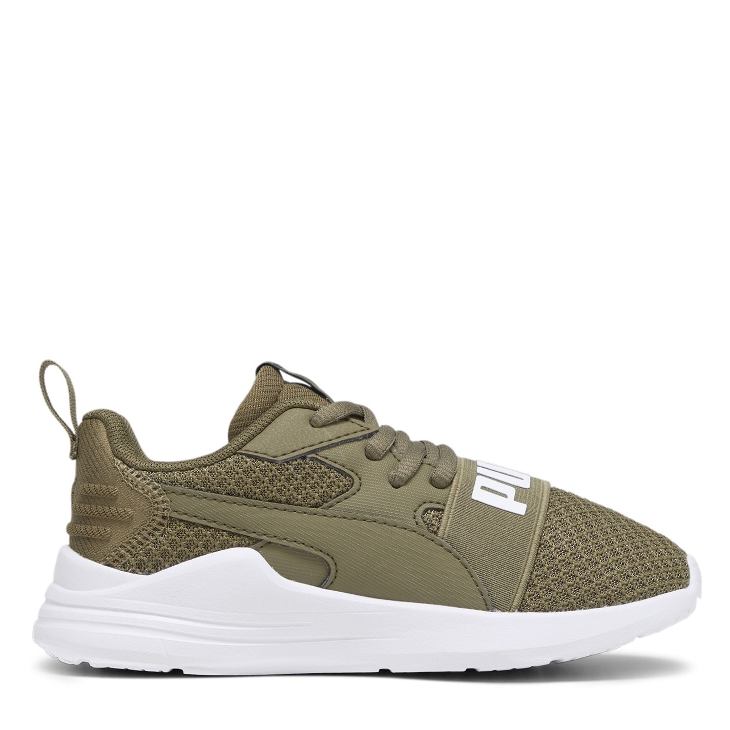 Tenisky Puma Burnt Olive 2939641 Kids' Wired Run Pure Runner - 4