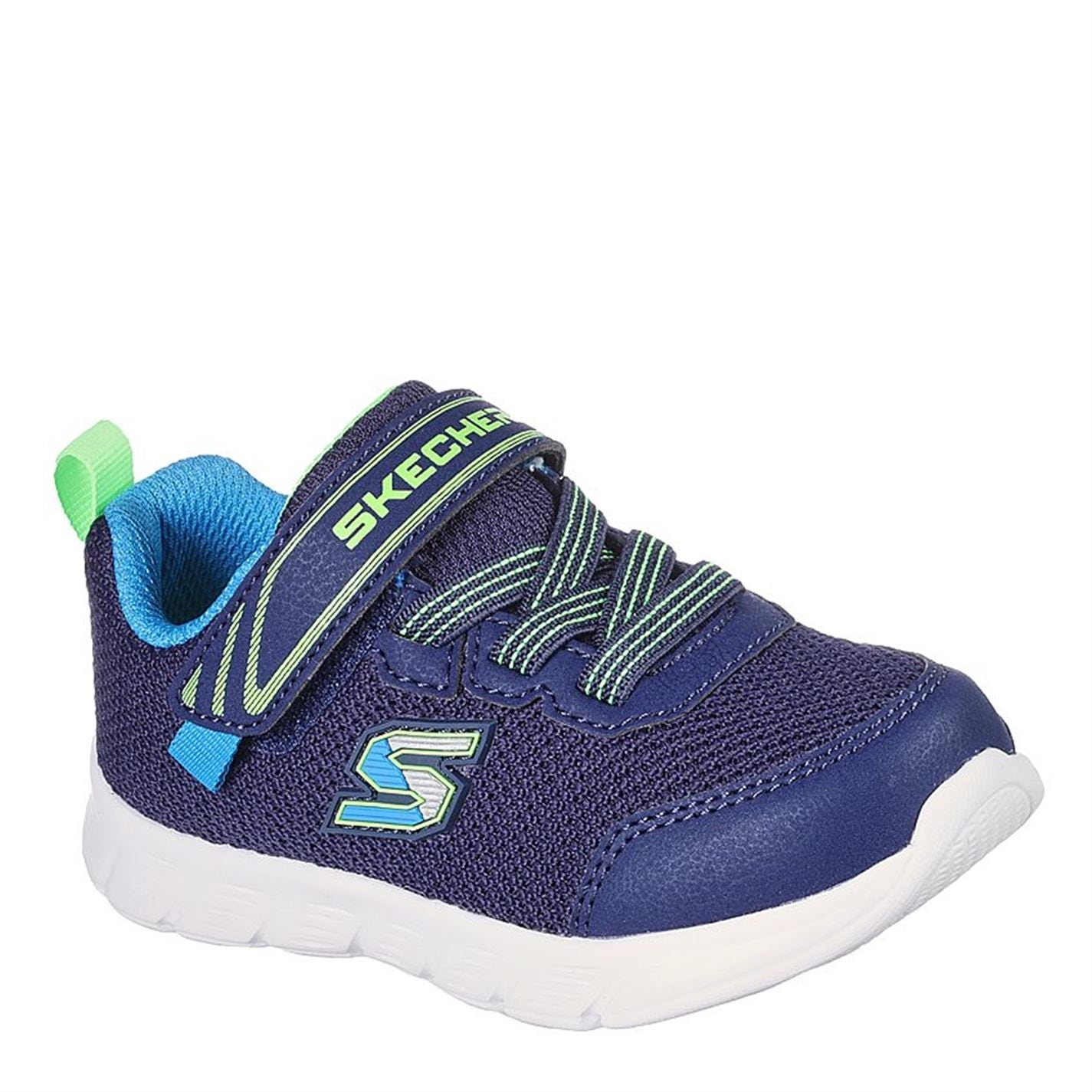 Tenisky Skechers Navy 1213915 Comfy Flex Infant Boys Trainers - 3
