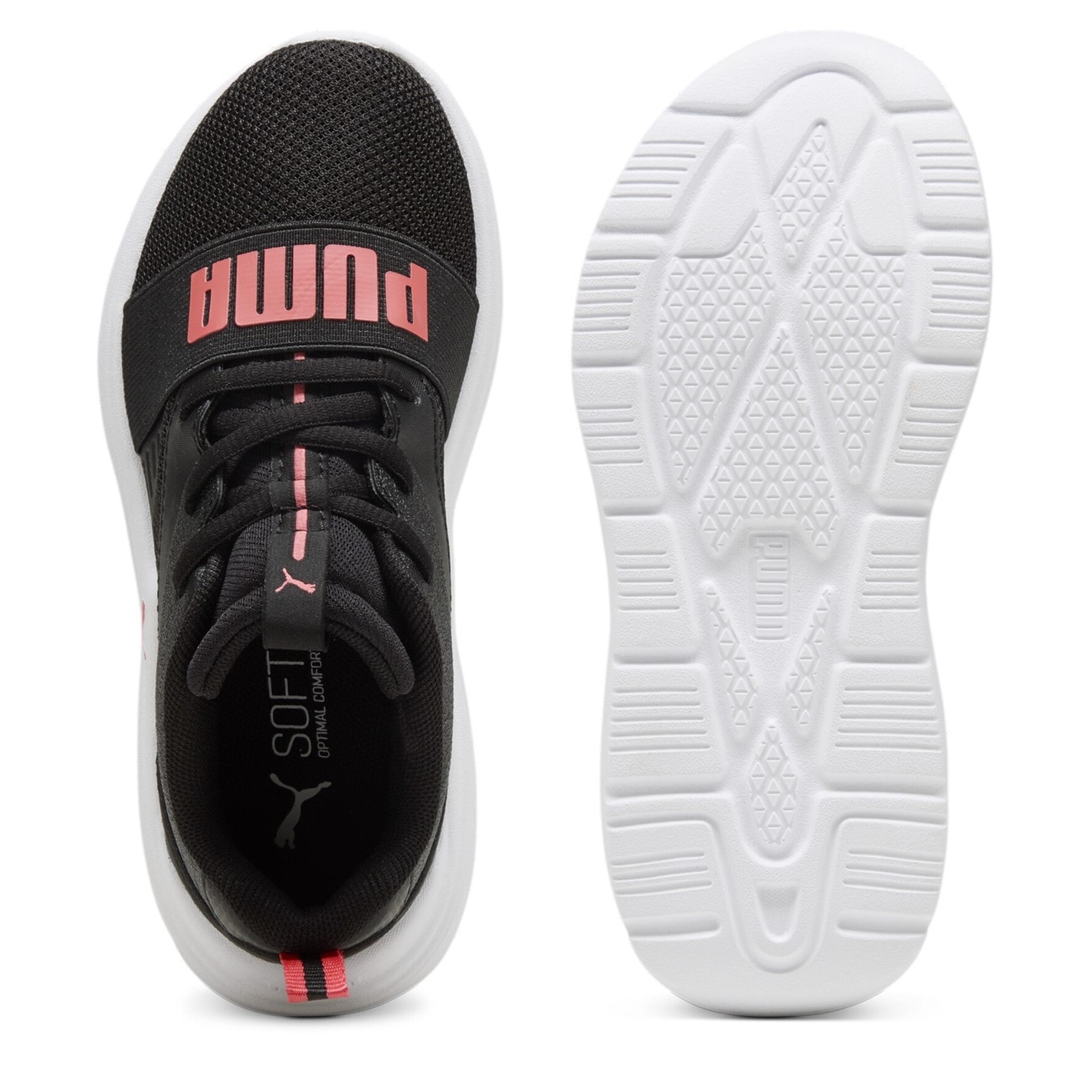 Tenisky Puma Black 7707470 Kids' Wired SoftRide Runners - 3