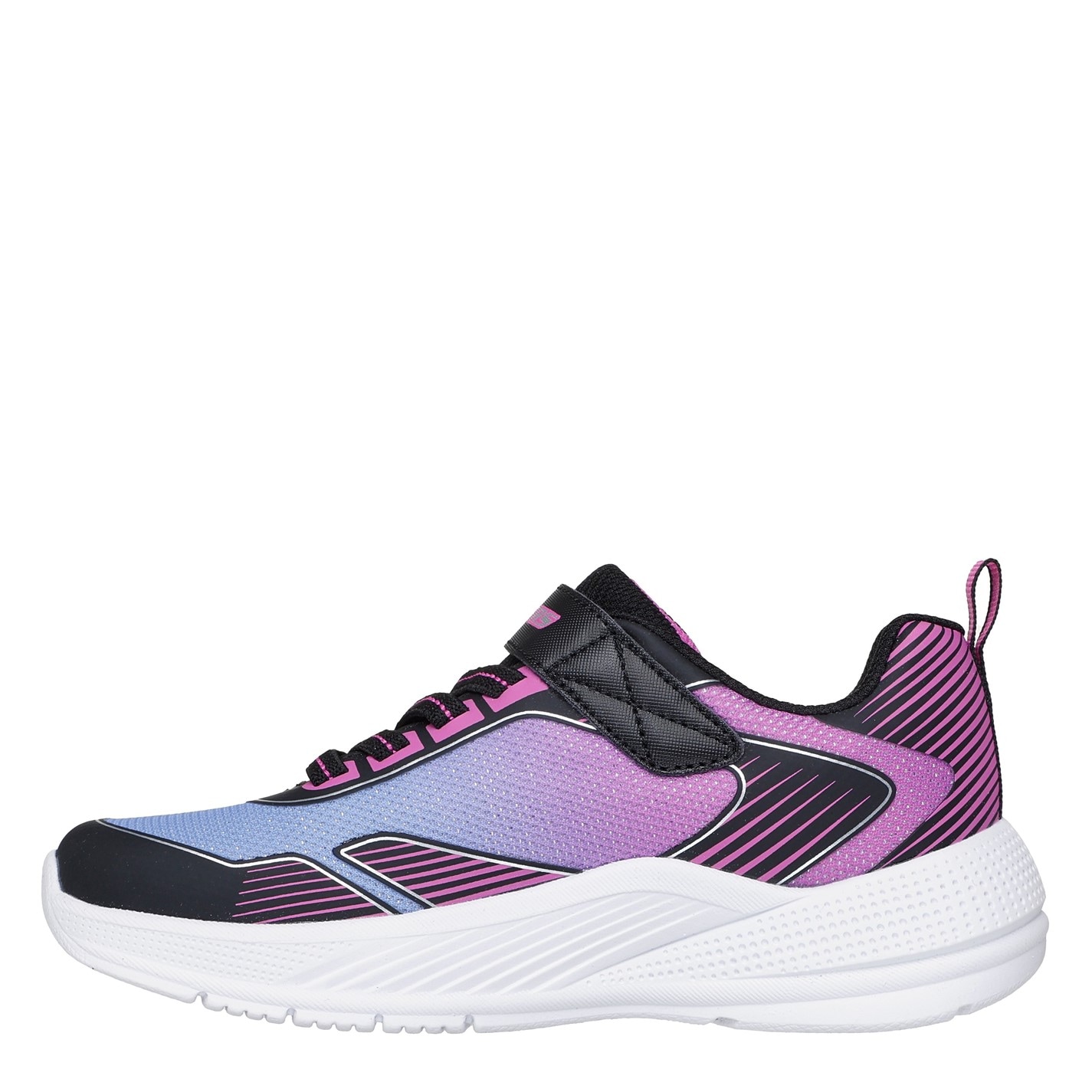 Tenisky Skechers Black 3897111 Kids' Gore And Strap Ombre Sparkle Mesh Microspec Runners - 2