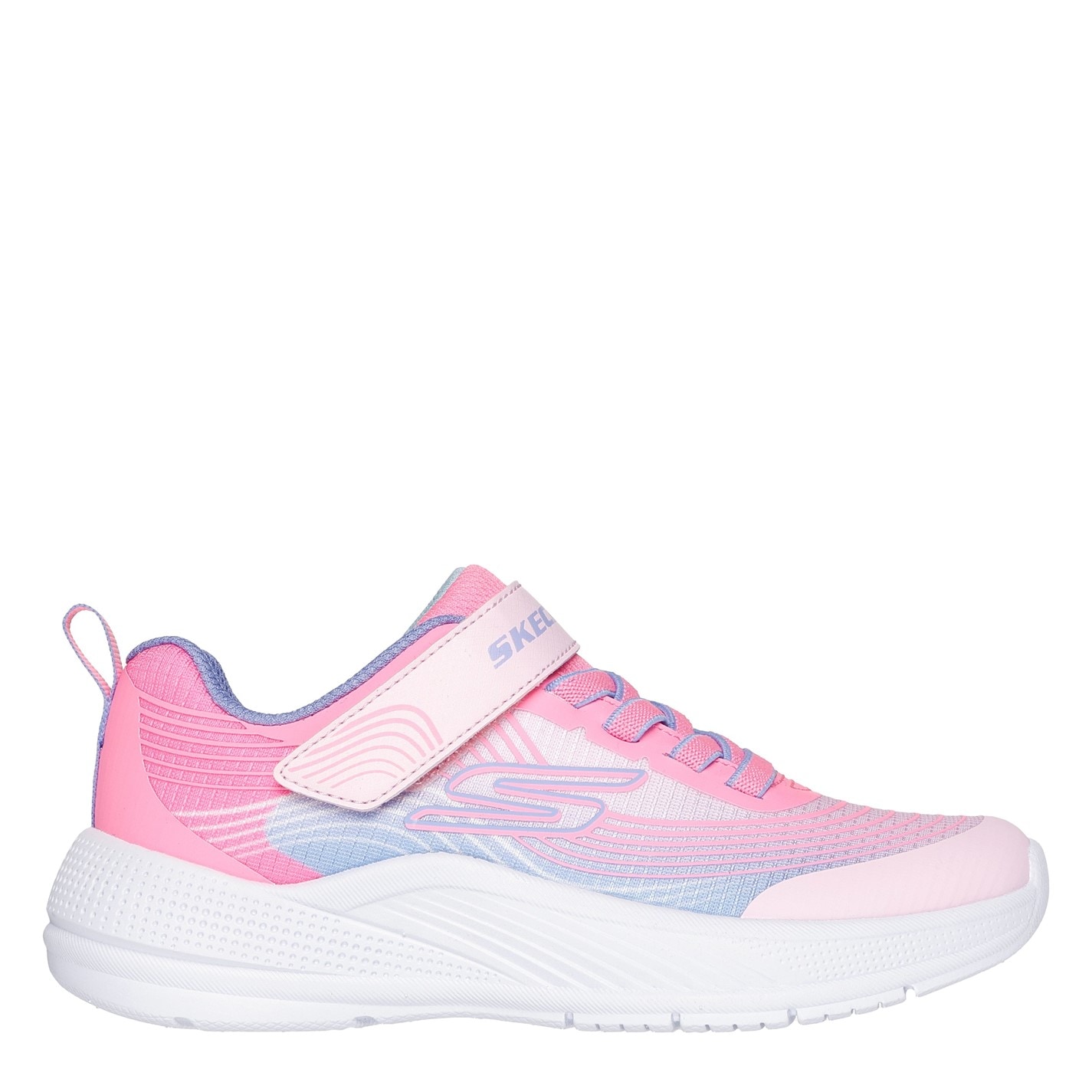 Tenisky Skechers Pink 1827926 Kids' Gore And Strap Ombre Sparkle Mesh Microspec Runners - 3