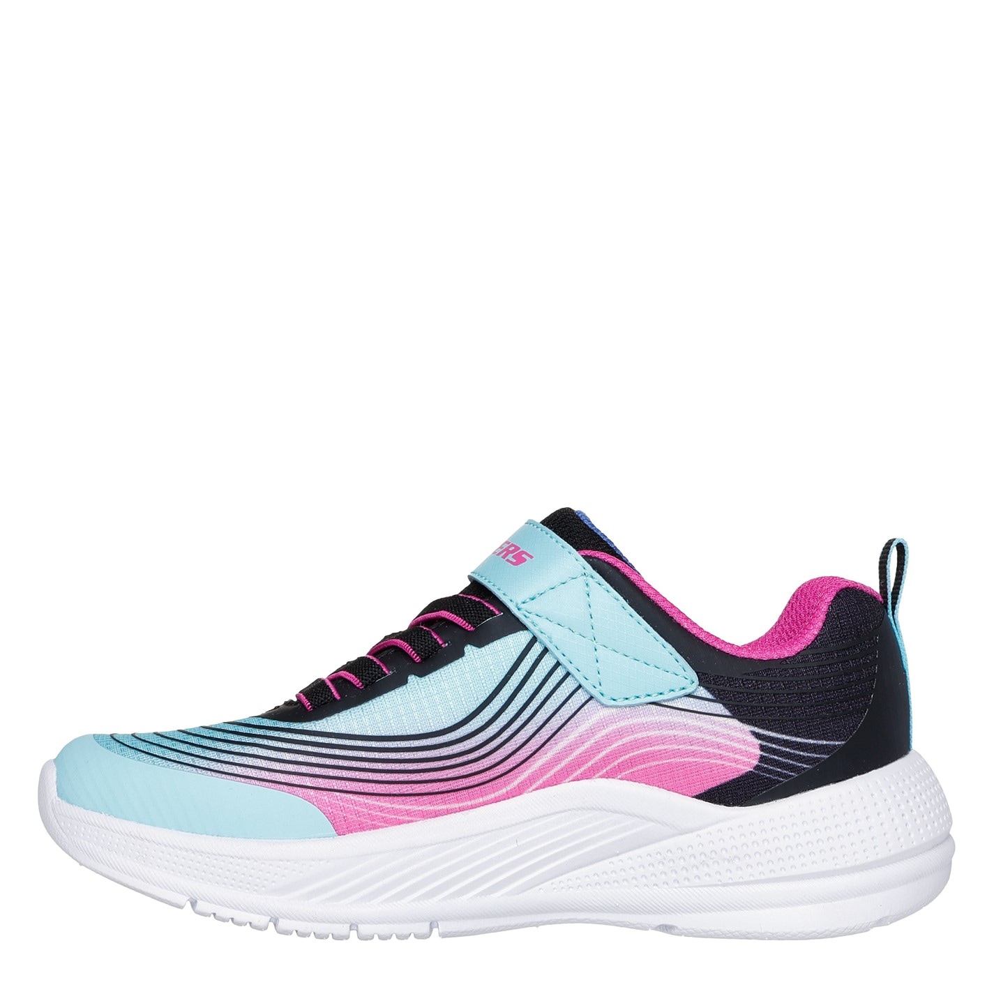 Tenisky Skechers Navy 9906833 Kids' Gore And Strap Ombre Sparkle Mesh Microspec Runners - 2