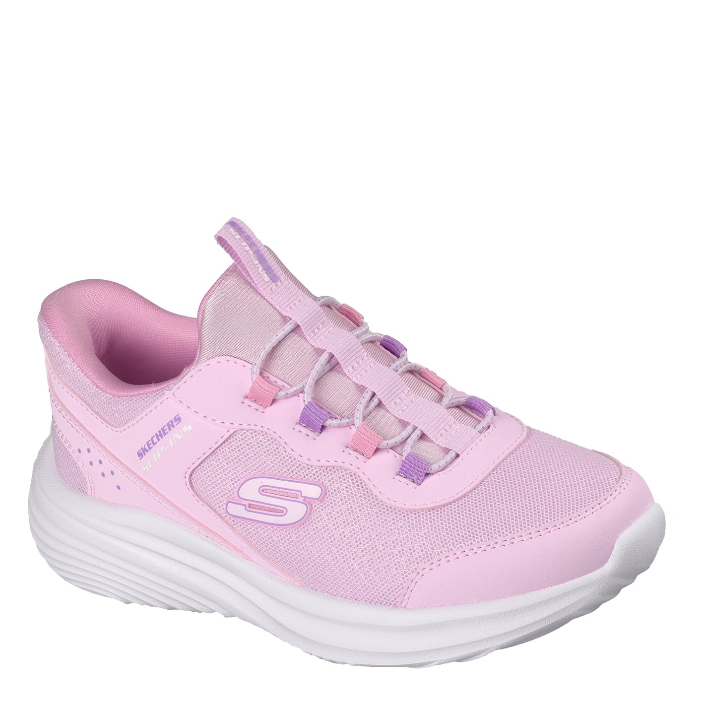 Tenisky Skechers Pink 7566949 Slip-ins Bounder Shoes Childrens - 3