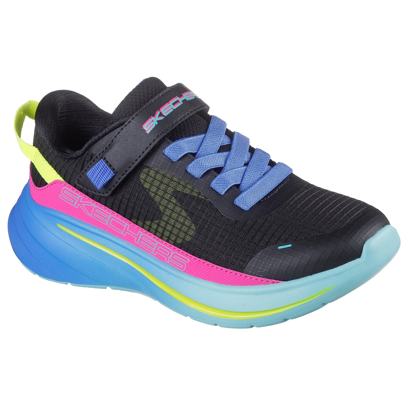 Tenisky Skechers Blue 5798665 Gore And Strap Sneaker W Mono Mesh Runners Girls - 3