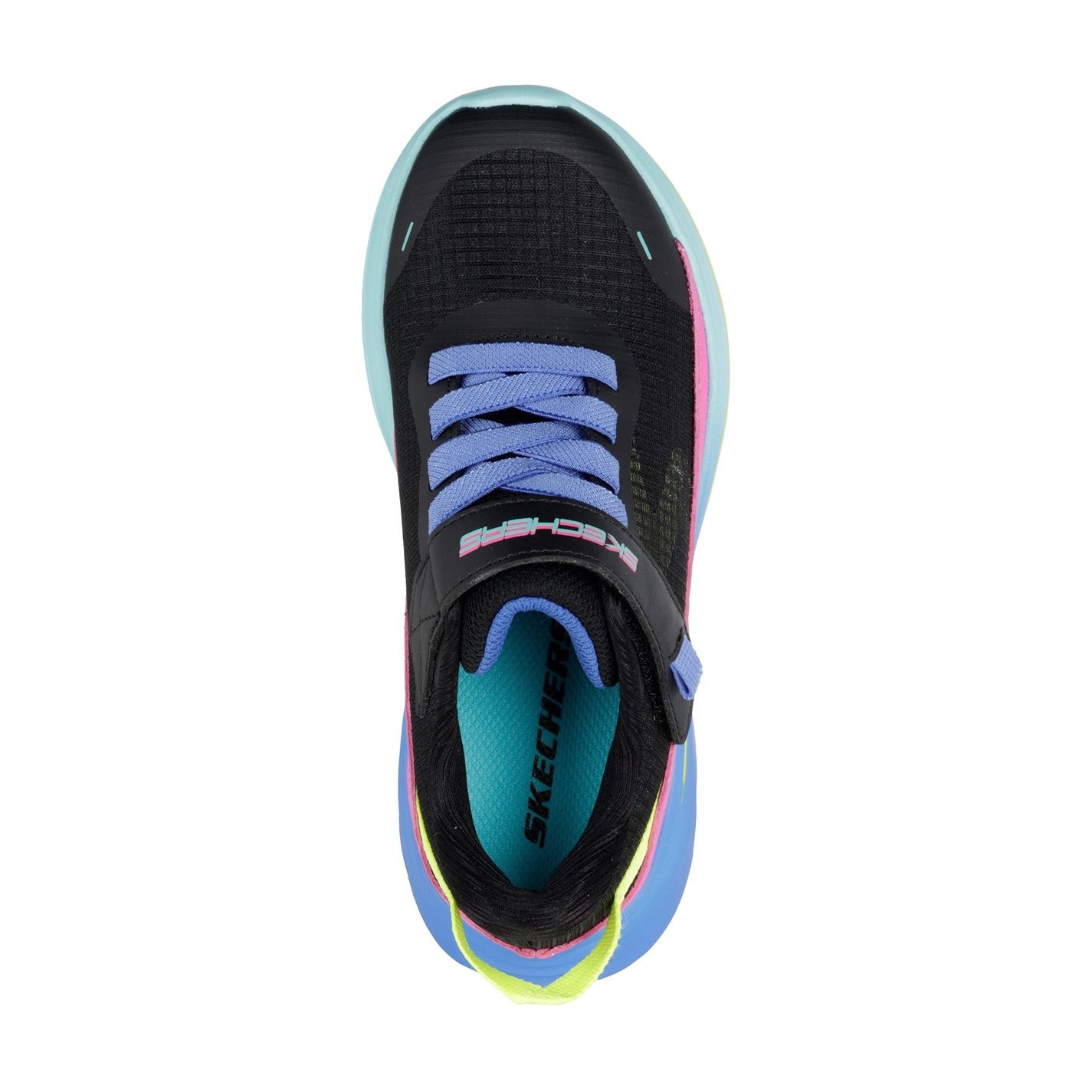 Tenisky Skechers Blue 5798665 Gore And Strap Sneaker W Mono Mesh Runners Girls - 5