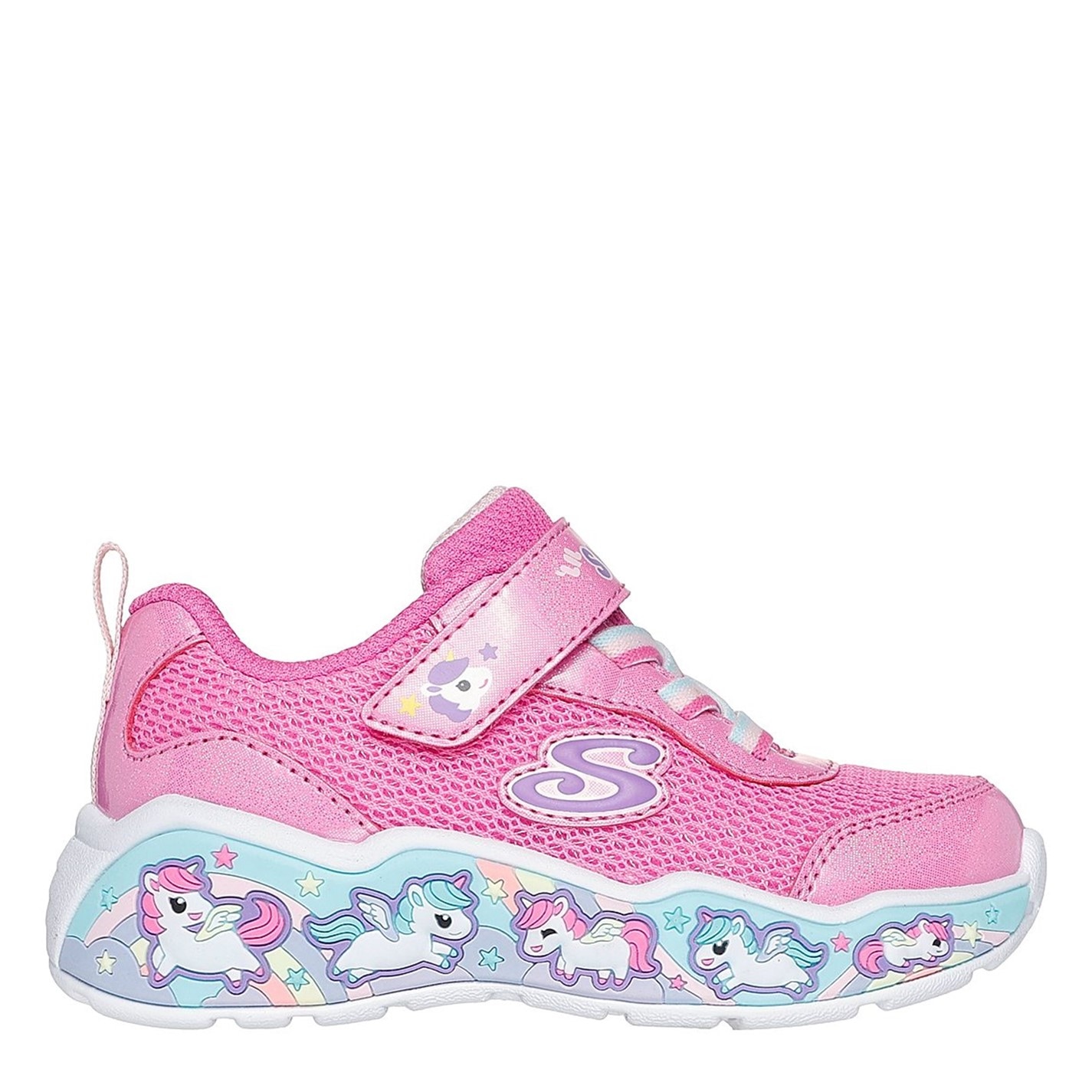 Tenisky Skechers Pink 4248357 Gore & Strap Thematic Wrap Sneaker Runners Girls - 3