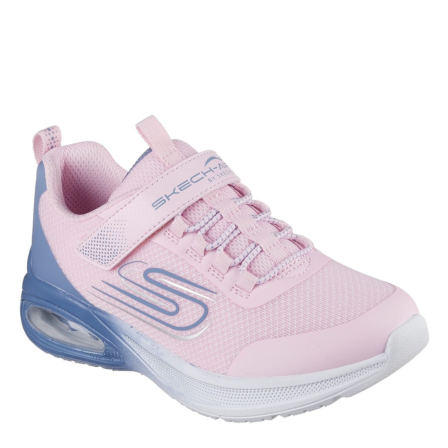 Tenisky Skechers Pink 6146134 Bungee And Strap Mesh Sneaker W Mid Runners Girls - 1