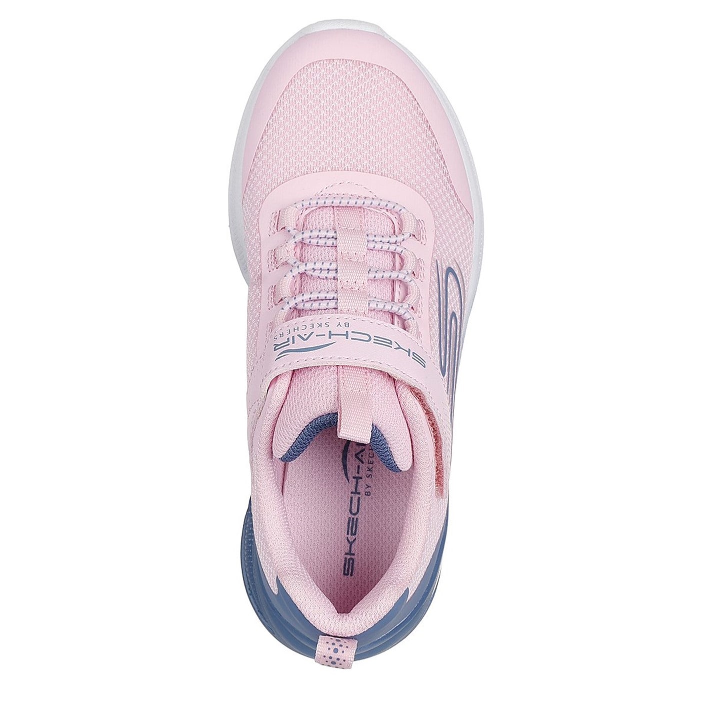 Tenisky Skechers Pink 6146134 Bungee And Strap Mesh Sneaker W Mid Runners Girls - 5