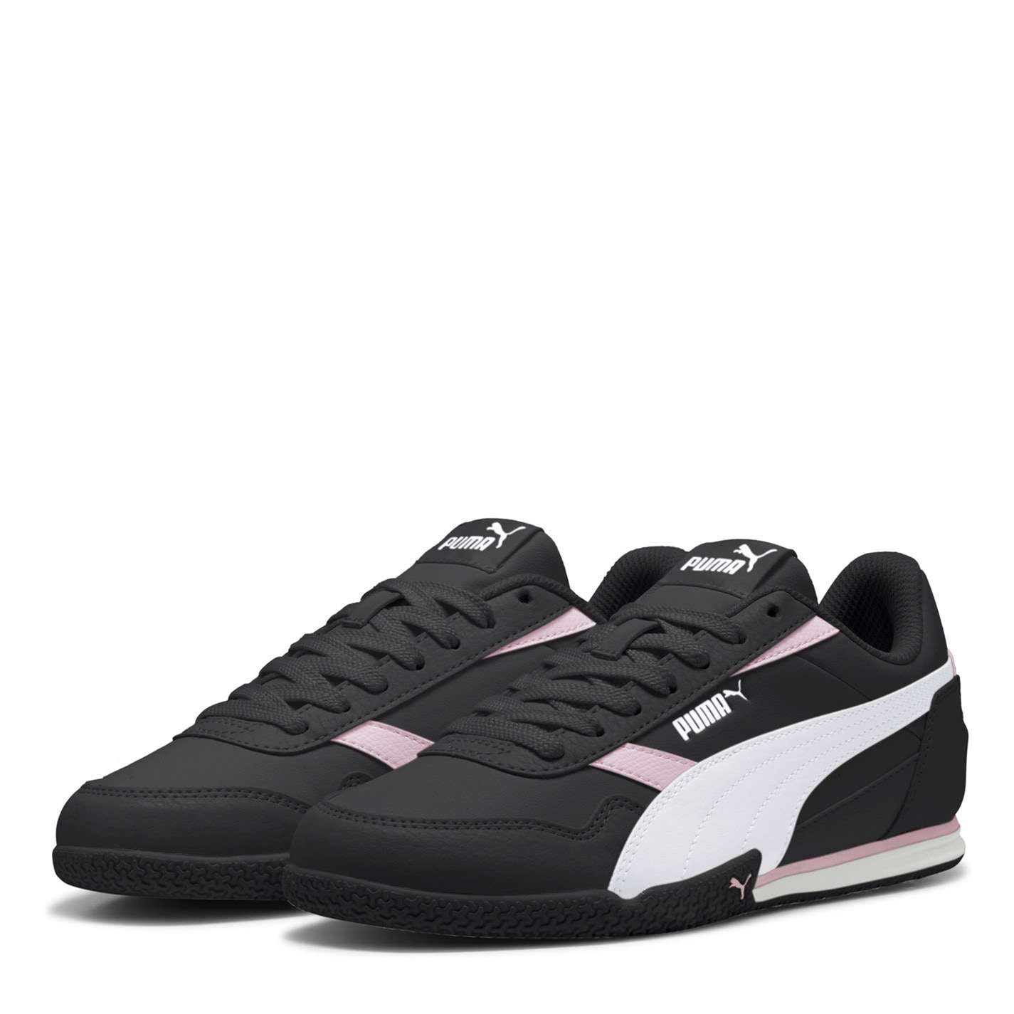 Tenisky Puma Blk-Wht-PosdPnk 4559260 Kids' Bella Donna Sl Low-Top Trainers - 1
