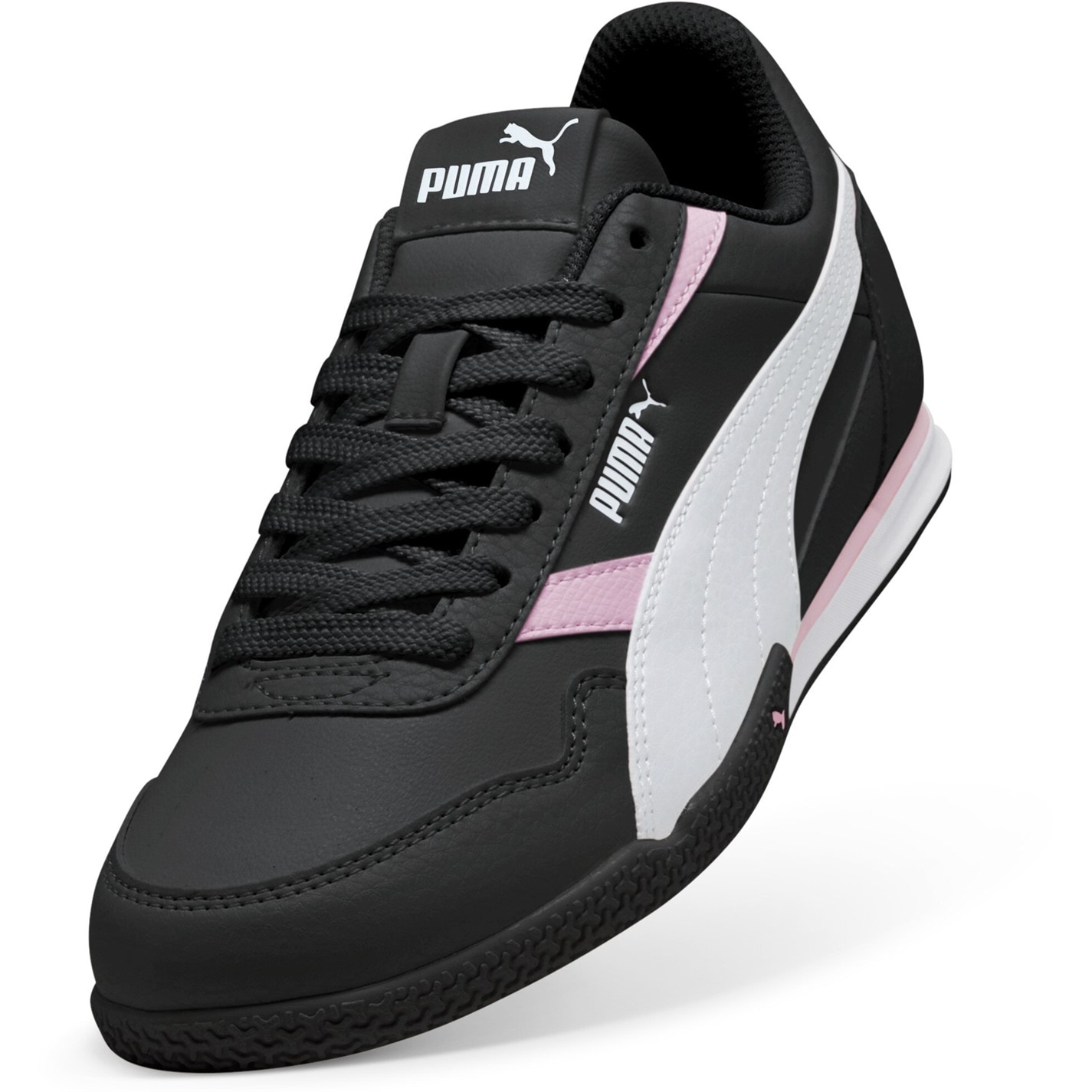 Tenisky Puma Blk-Wht-PosdPnk 4559260 Kids' Bella Donna Sl Low-Top Trainers - 6