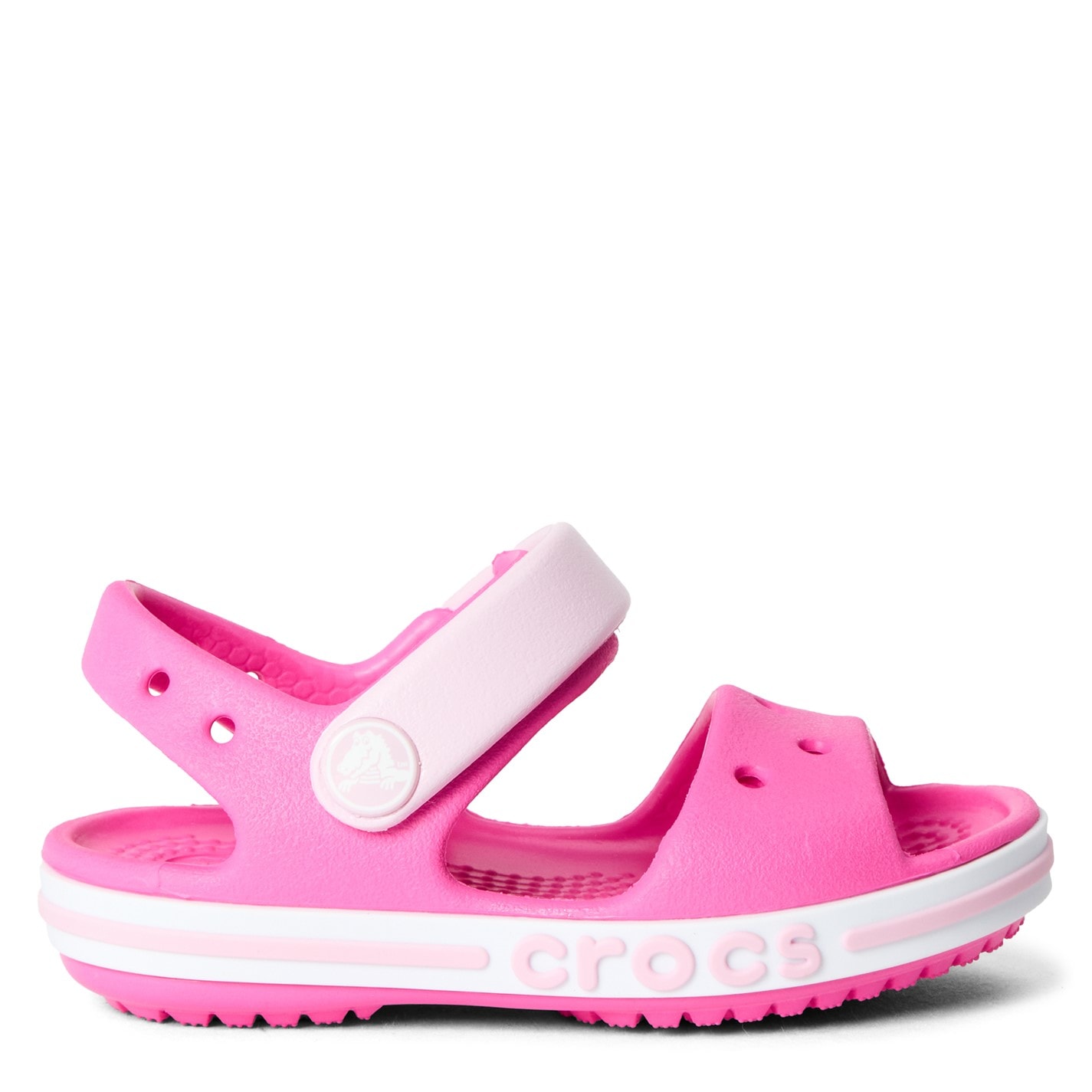 Crocs Pink 864552 Kids' Bayaband Clogs - 1