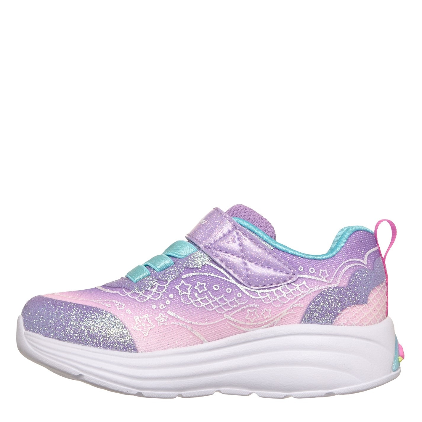 Tenisky Skechers Purple 316932 Kids' Leather Light Up Trainers - 2